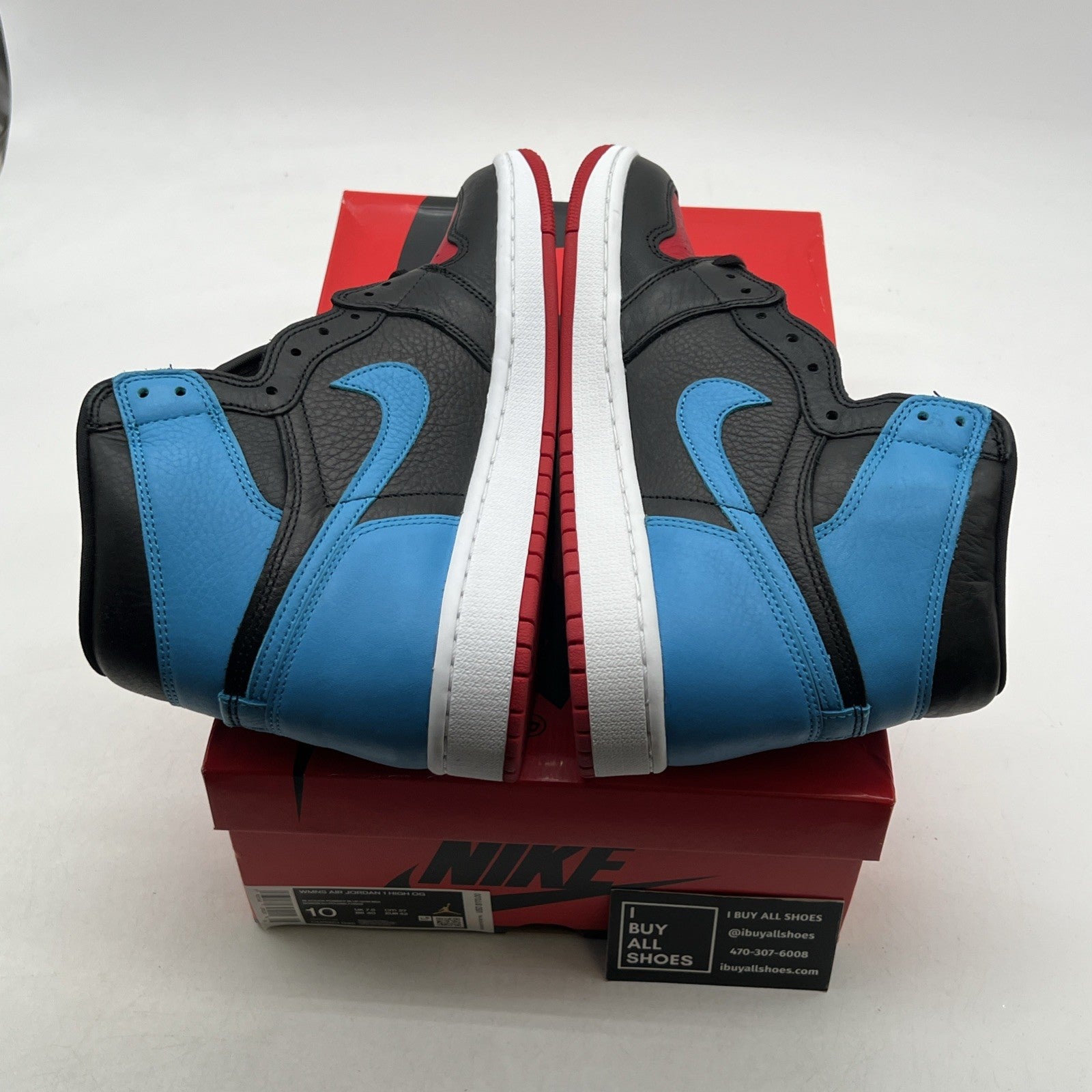 Size 10 - Air Jordan 1 High OG UNC To Chicago 2020 (CD0461-046)