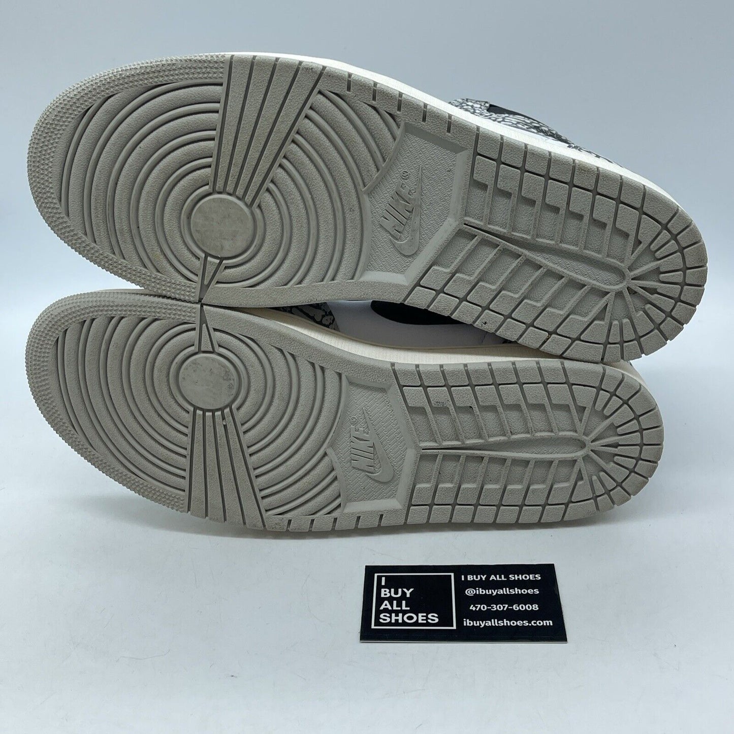 Size 11.5 - Air Jordan 1 Retro OG High White Cement Black Grey (DZ5485-052)