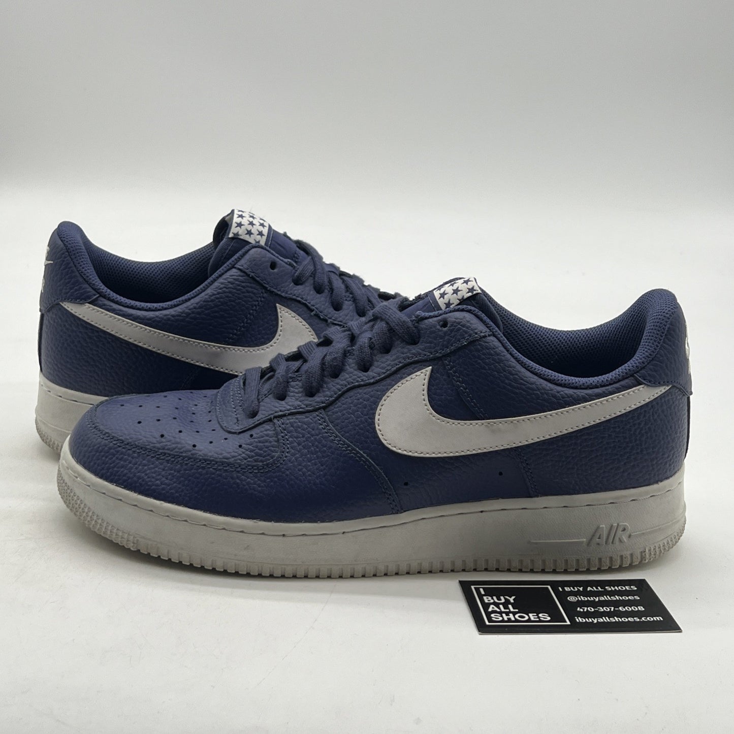 Size 11.5 - Nike Air Force 1 '07 Low Blue Recall (AA4083-401)