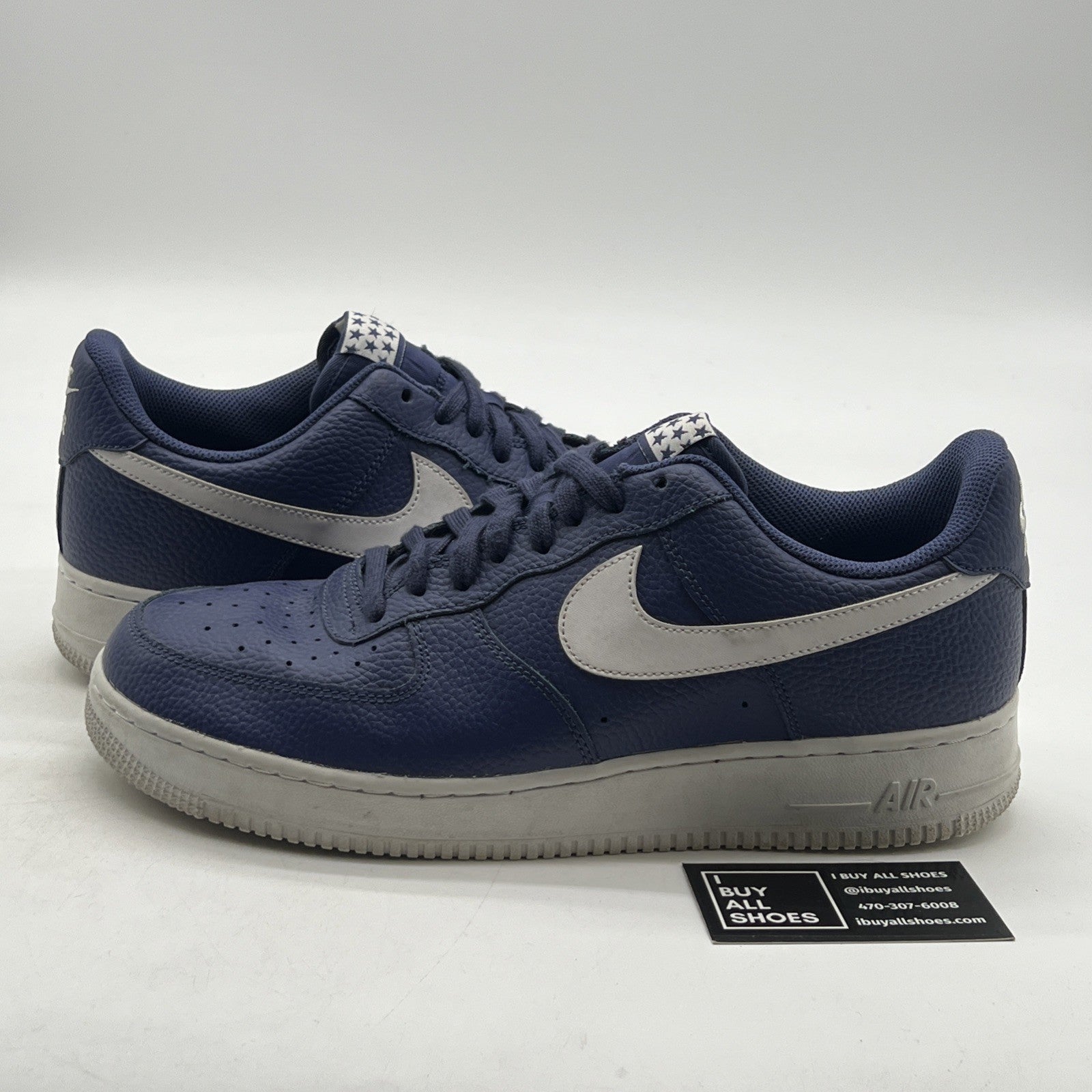 Size 11.5 - Nike Air Force 1 '07 Low Blue Recall (AA4083-401)