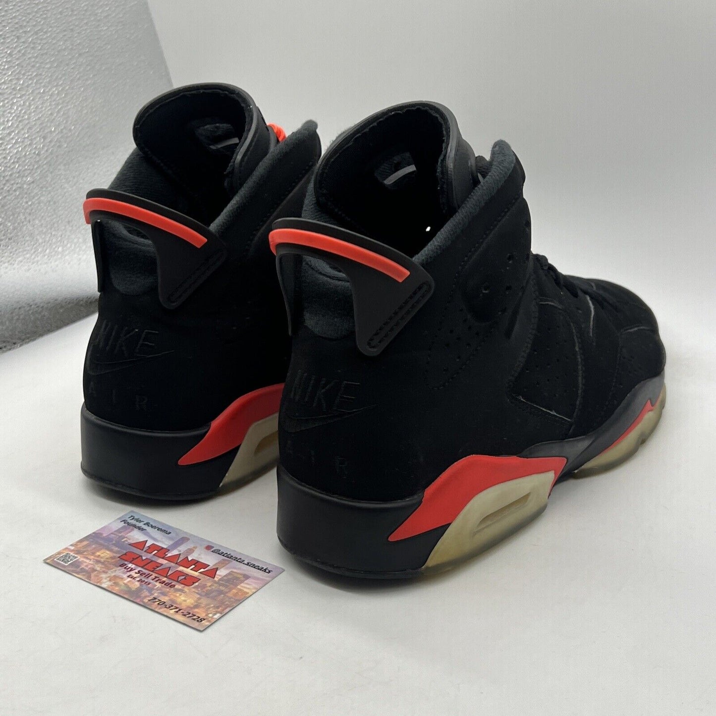 Size 11.5 - Jordan 6 Retro Mid Infrared Black Infrared Icey (384664-060)