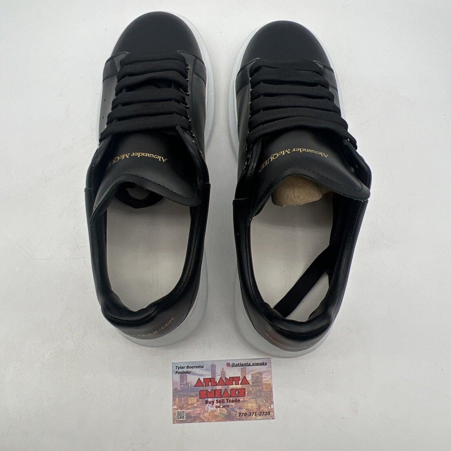 Size 11.5 - Alexander McQueen Oversized Black and white