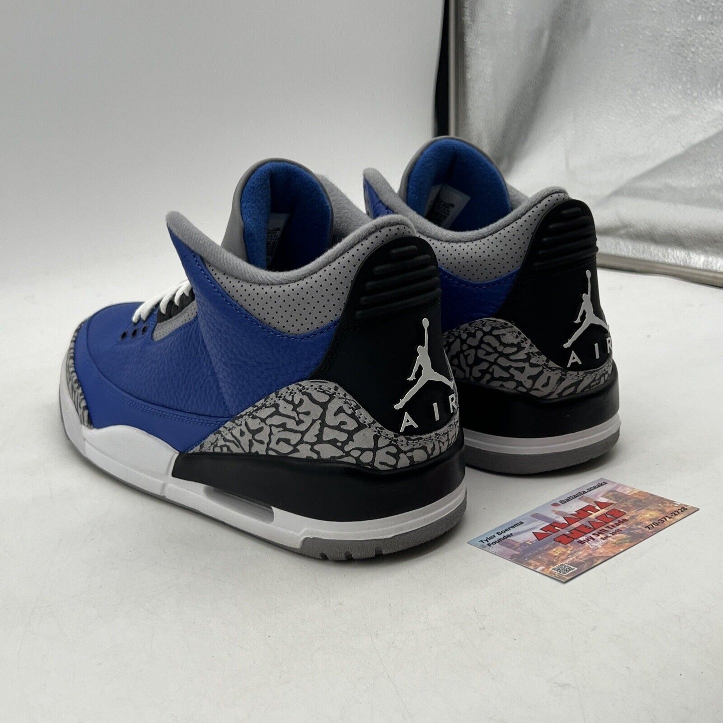 Size 10 - Jordan 3 Retro Varsity Royal 2020 (CT8532-400)