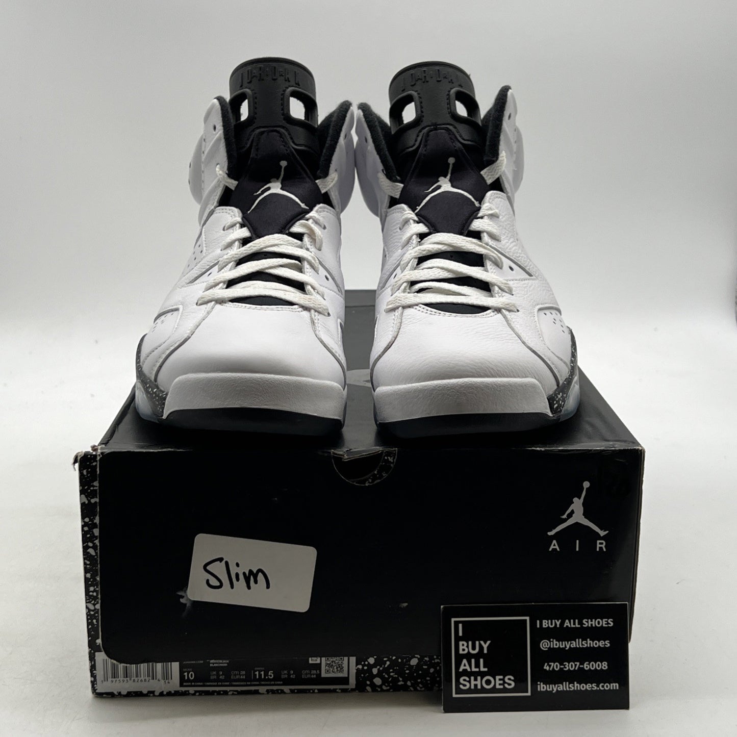 Size 10 - Air Jordan 6 Retro Reverse Oreo (CT8529-112)