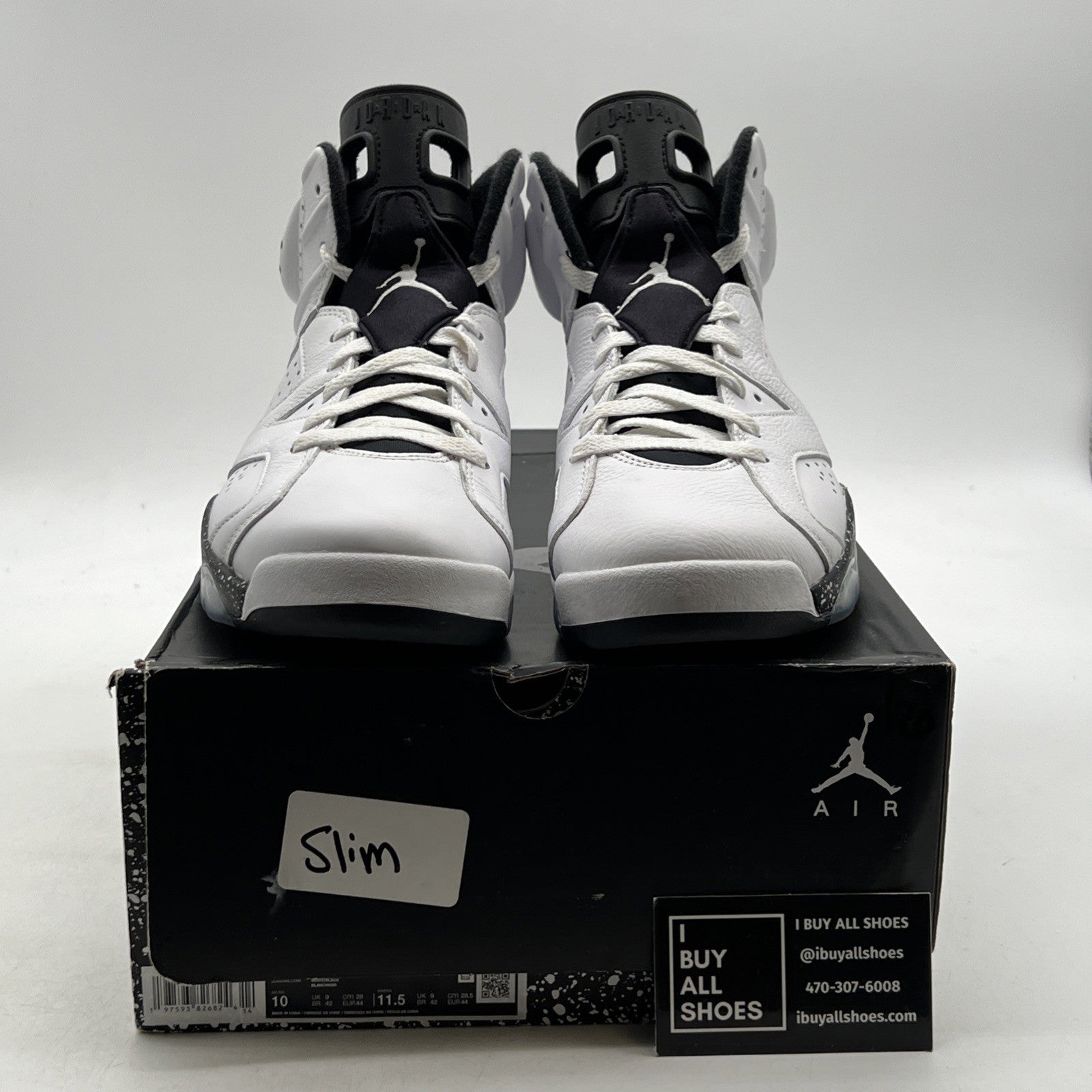 Size 10 - Air Jordan 6 Retro Reverse Oreo (CT8529-112)