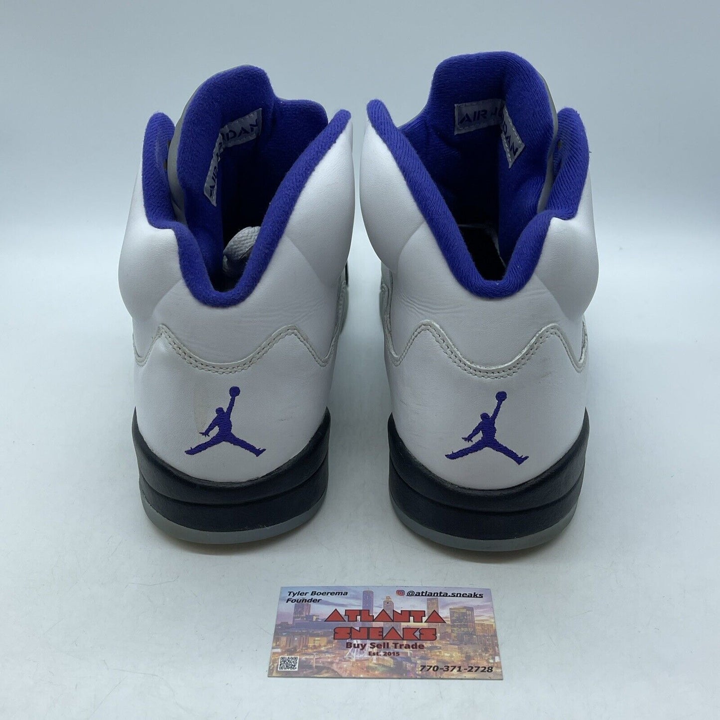Size 13 - Jordan 5 Concord White Purple Black Suede Leather (DD0587-141)