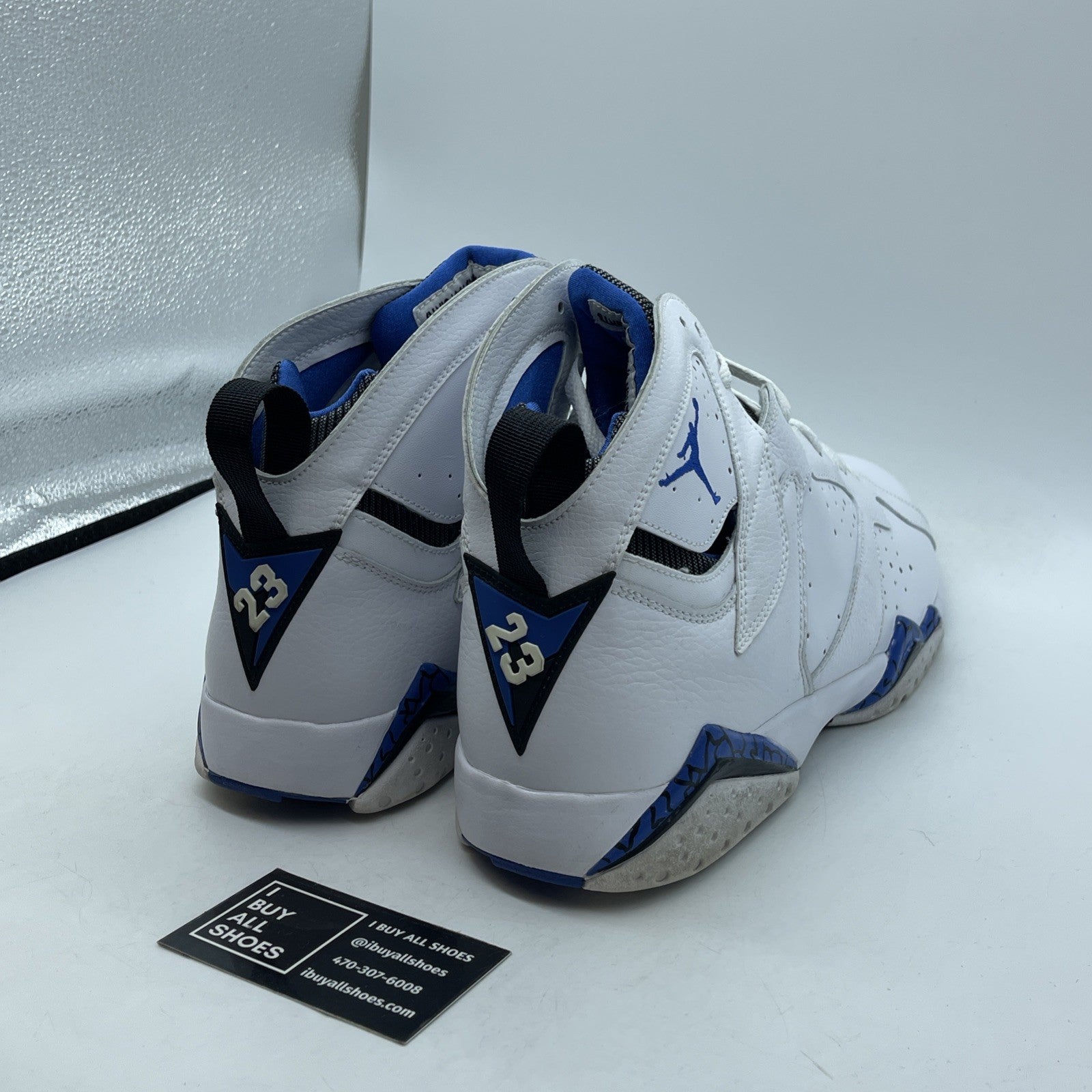 Size 13 - Air Jordan 7 Retro DMP Orlando White Blue Leather (304775-161)
