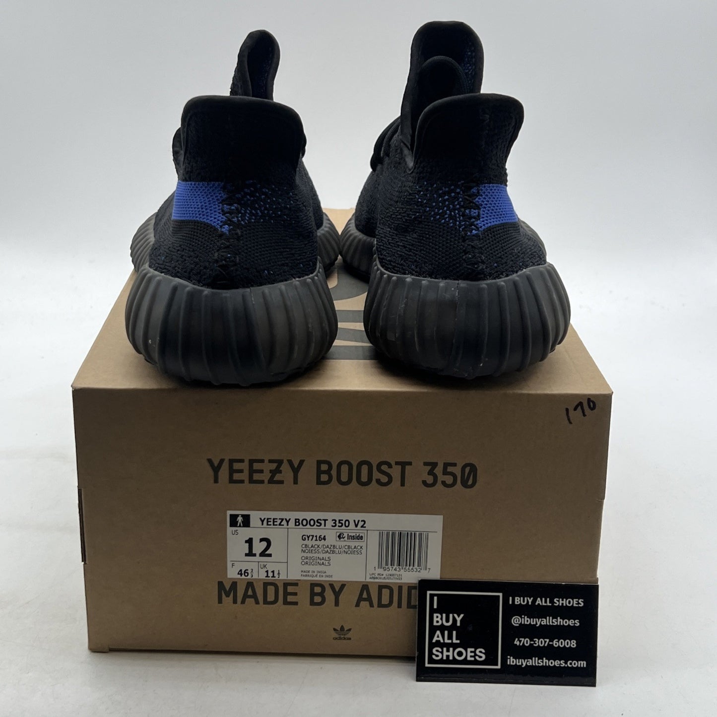 Size 12 - adidas Yeezy Boost 350 V2 Low Dazzling Blue (GY7164)