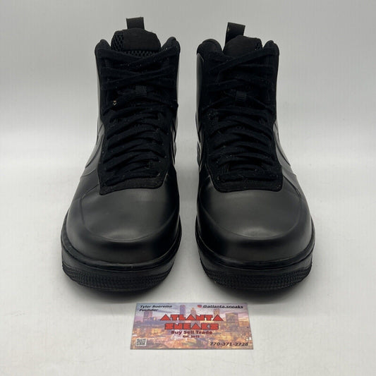 Size 10 - Nike Air Force 1 Foamposite Cup Triple Black (AH6771-001)