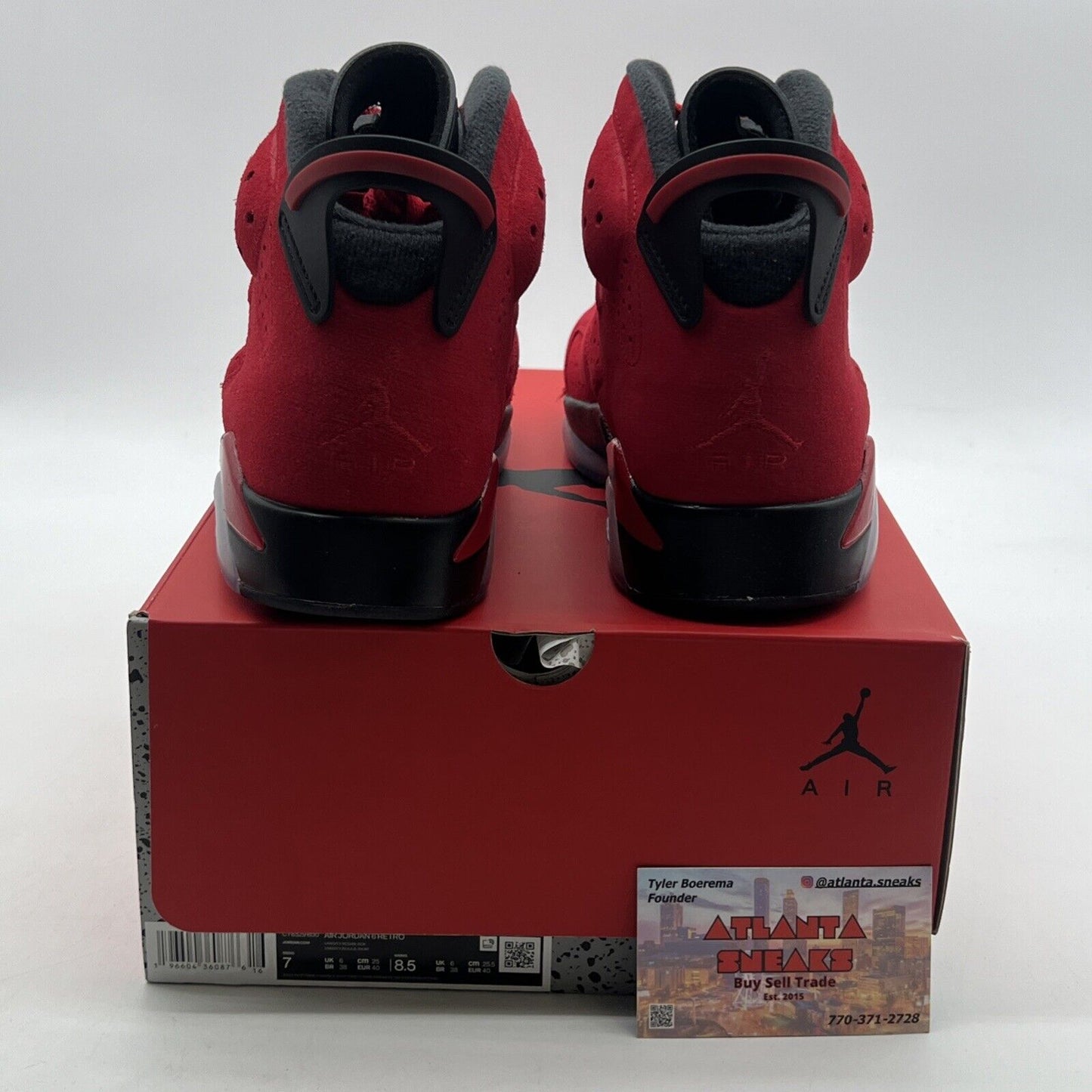 Size 7 - Air Jordan 6 Retro Toro Bravo (CT8529-600)