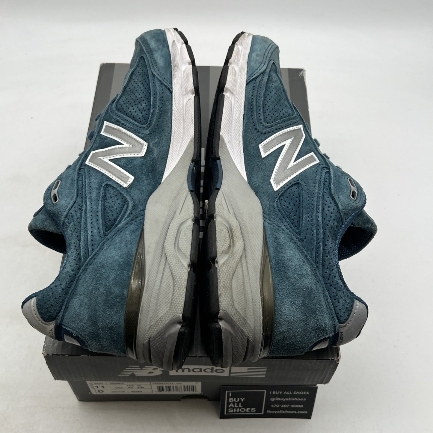 Size 11 - New Balance 990v4 Made in USA North Sea (M990NS4)