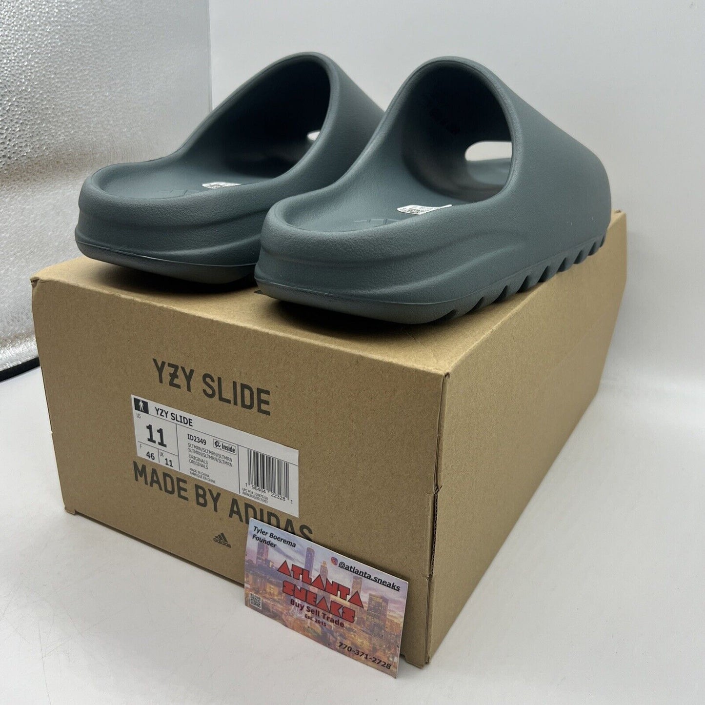 Adidas Yeezy Slide Slate Marine. Brand New/DS. Size 11 Men's Brand New Og All