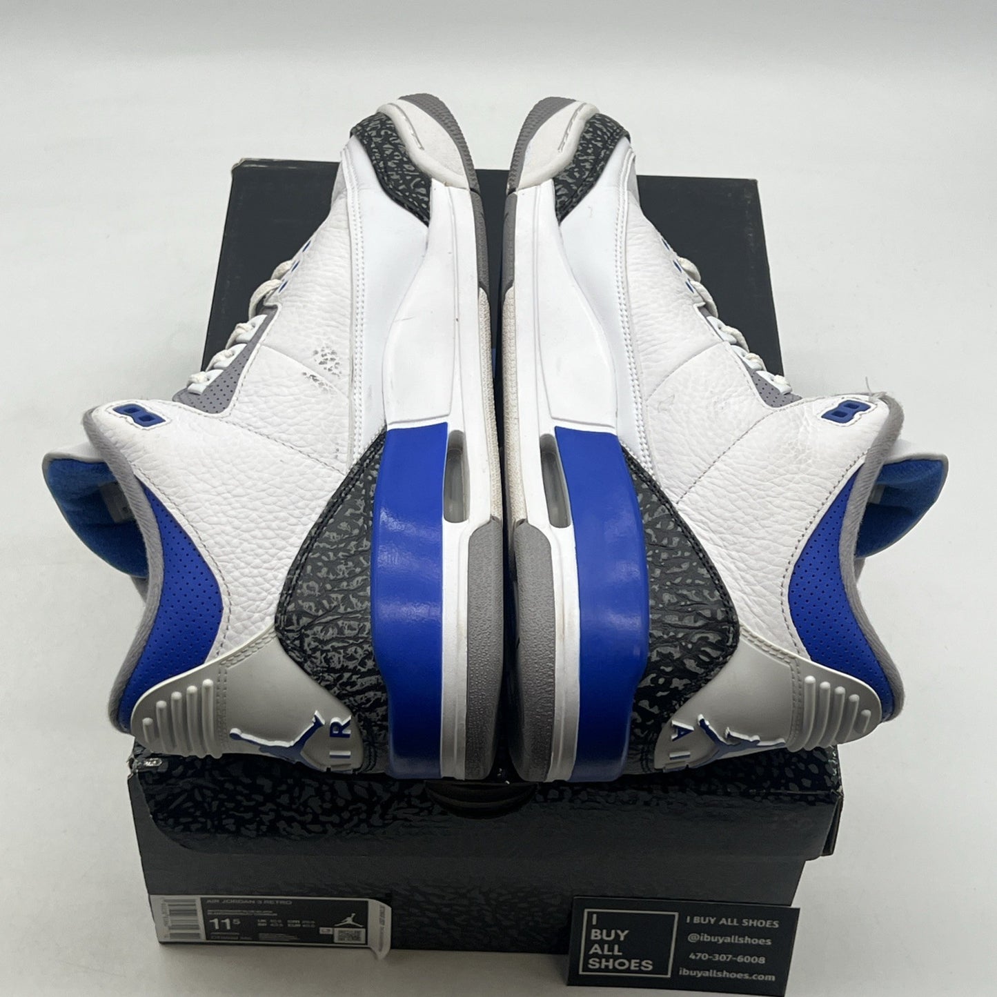 Size 11.5 - Air Jordan 3 Retro Mid Racer Blue (CT8532-145)