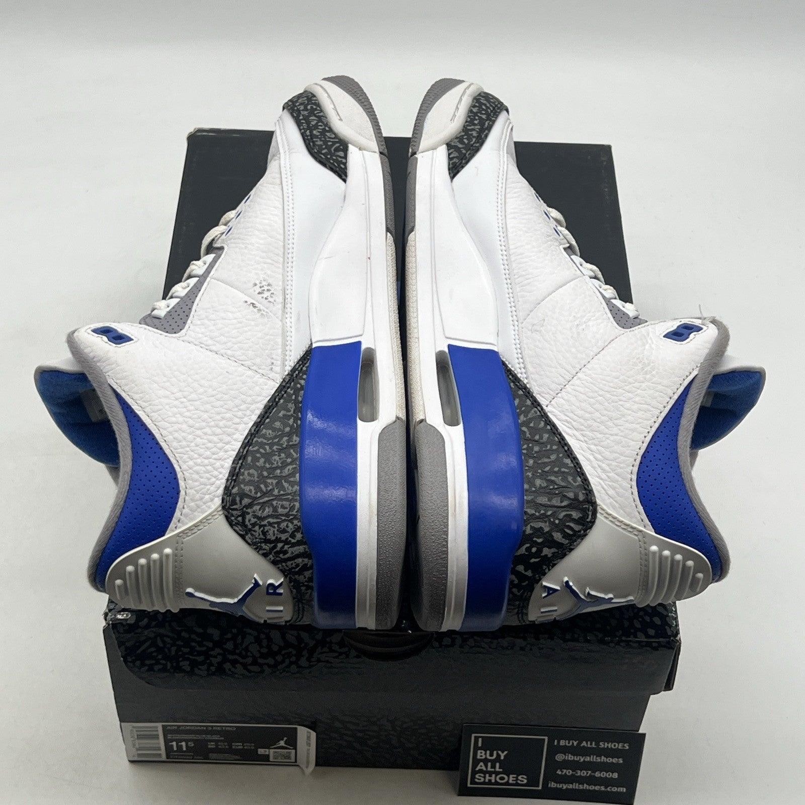 Size 11.5 - Air Jordan 3 Retro Mid Racer Blue (CT8532-145)