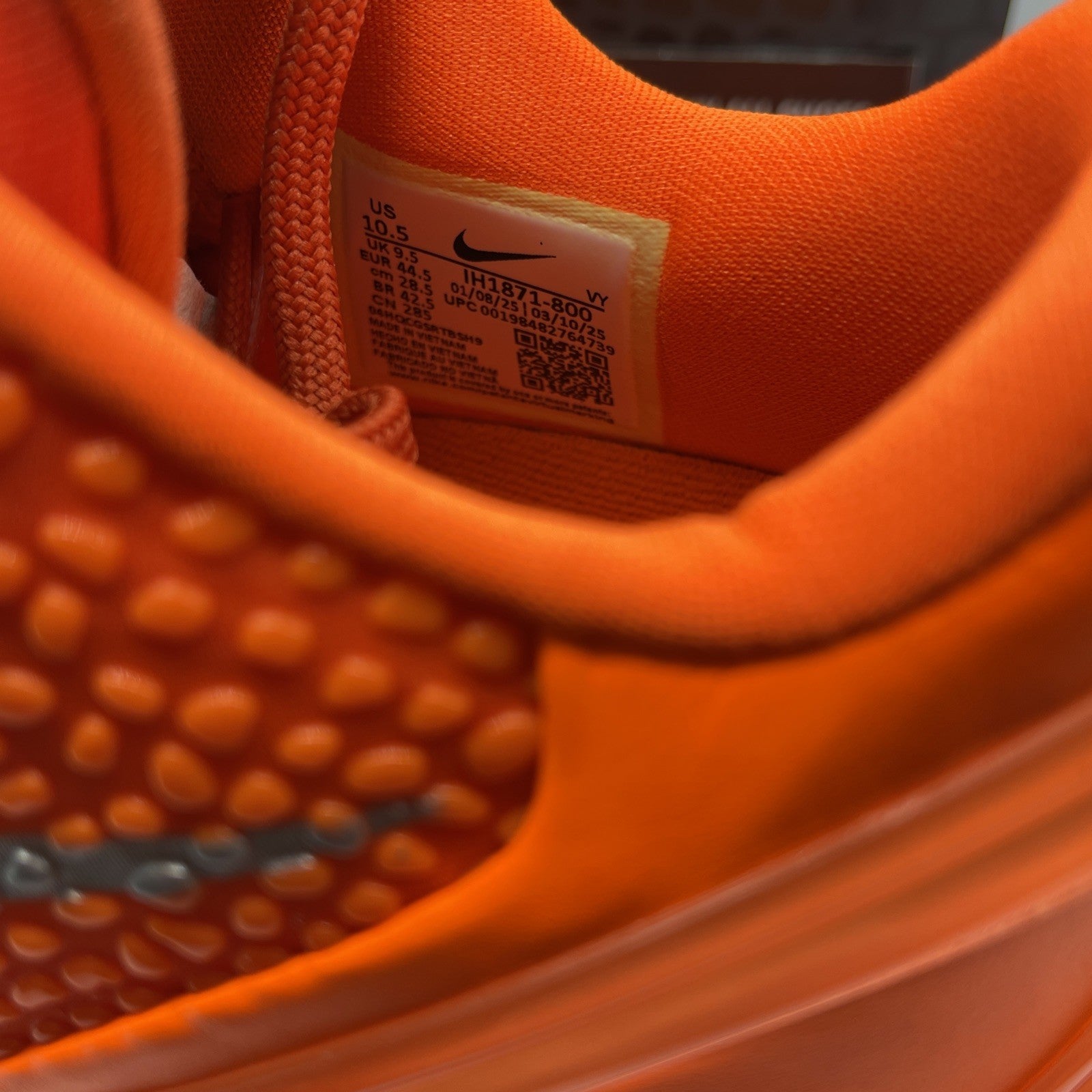 Size 10.5 - Nike Zoom Kobe 6 Protro Total Orange Leather (IH1871-800)