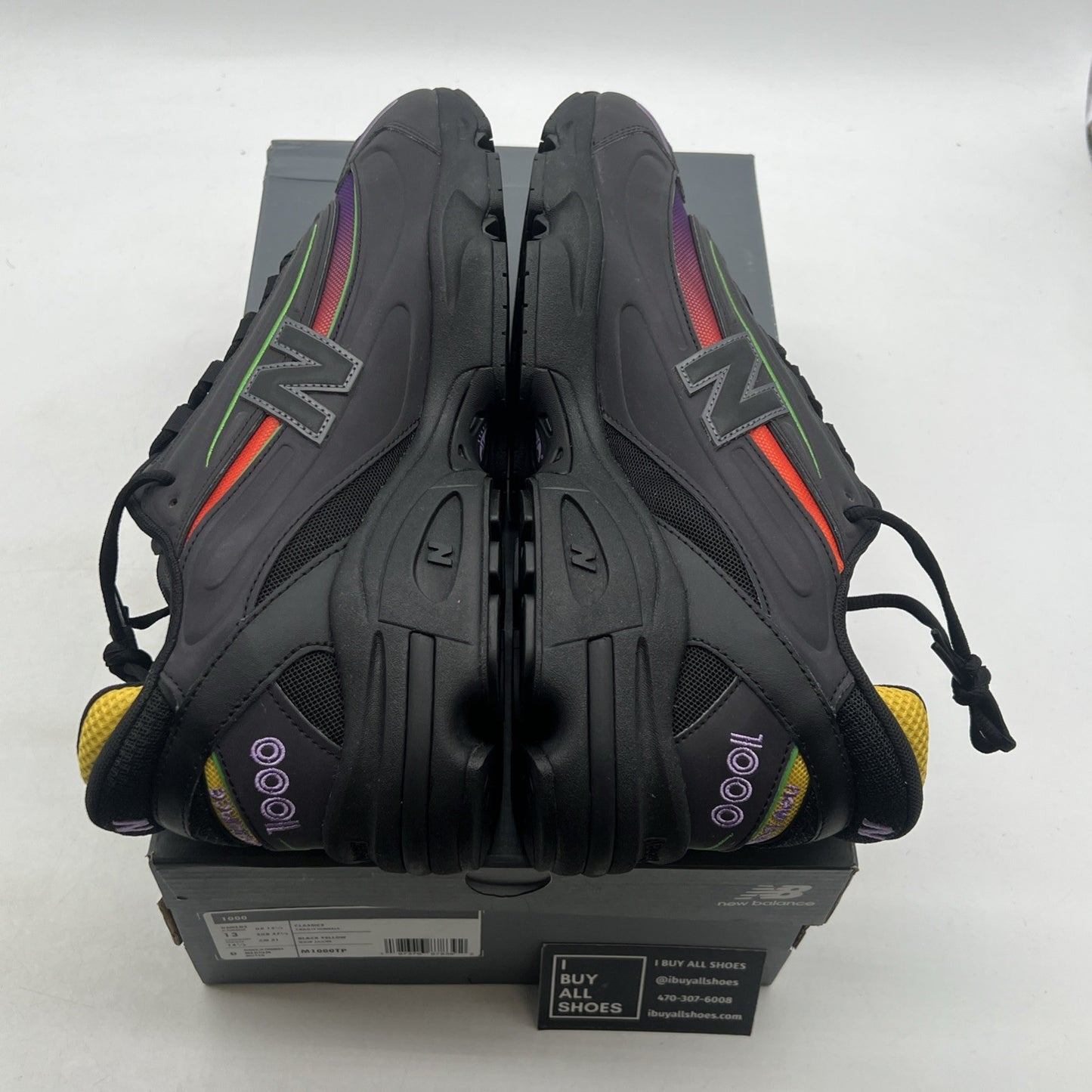 Size 13 - New Balance 1000 Reflective Pack - Black Honeycomb (M1000TP)