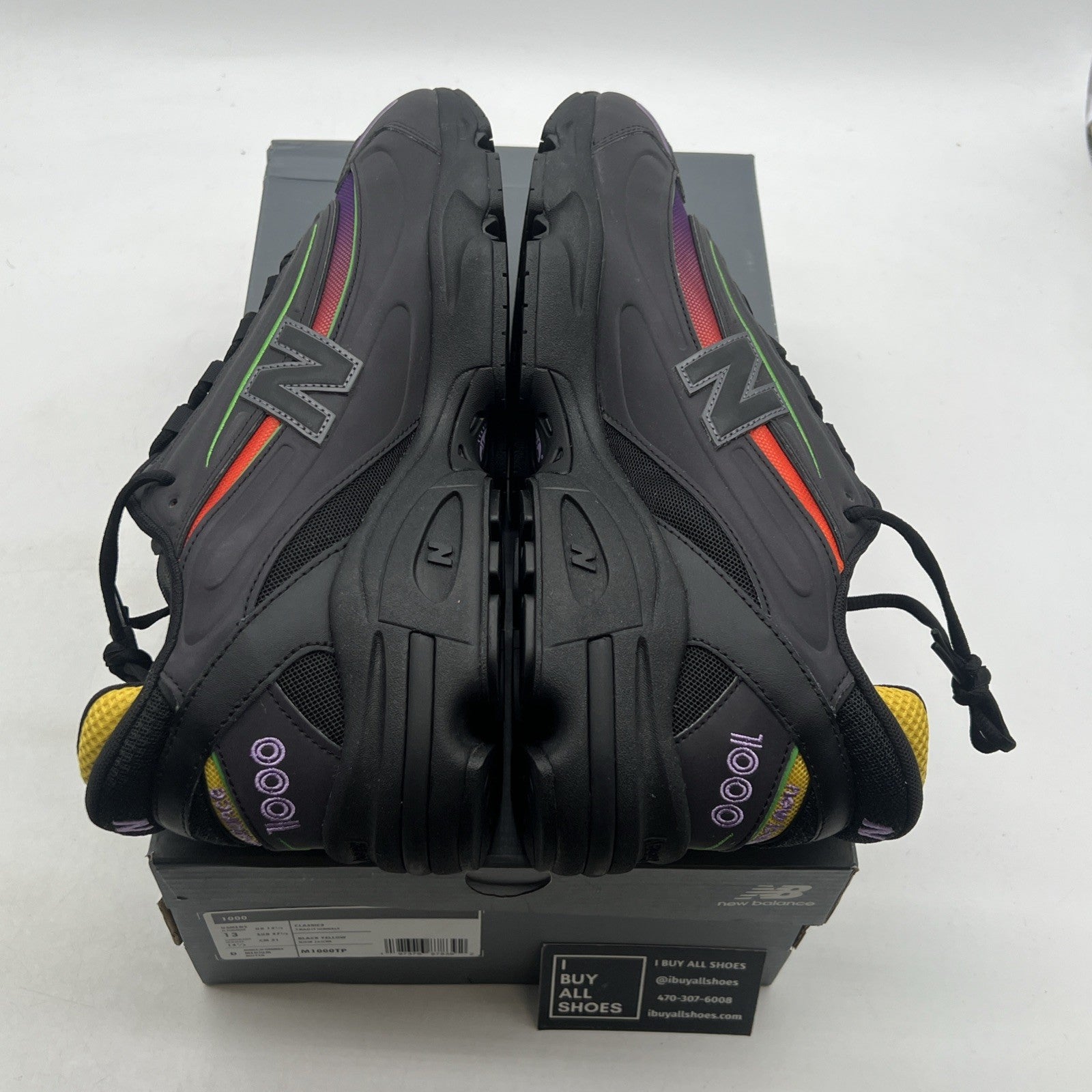 Size 13 - New Balance 1000 Reflective Pack - Black Honeycomb (M1000TP)