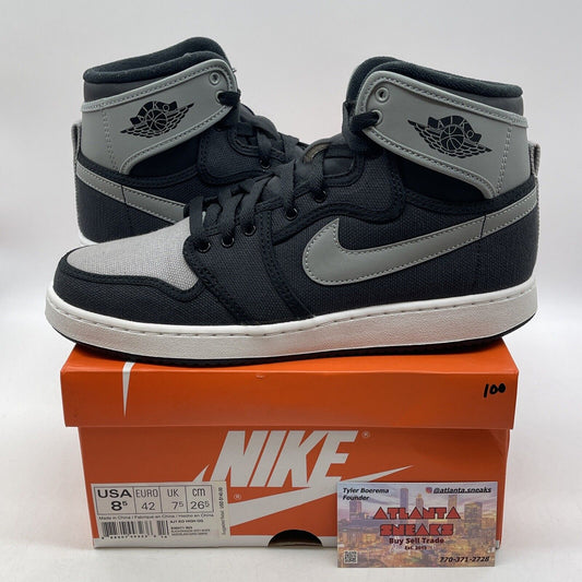 Size 8.5 - Jordan AJKO Retro High Shadow Grey Black Suede Leather (638471-003)