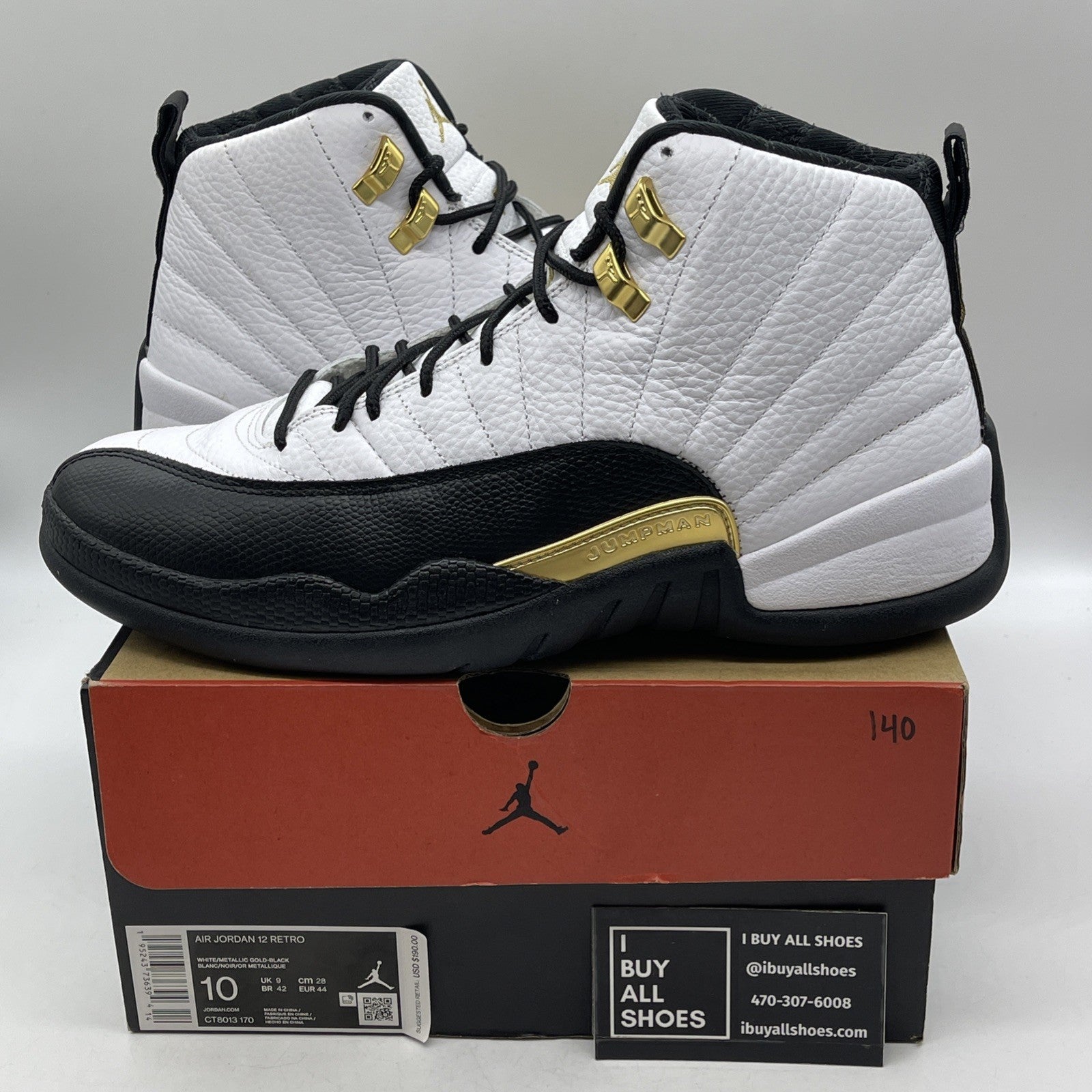 Size 10 - Air Jordan 12 Royalty (CT8013-170)