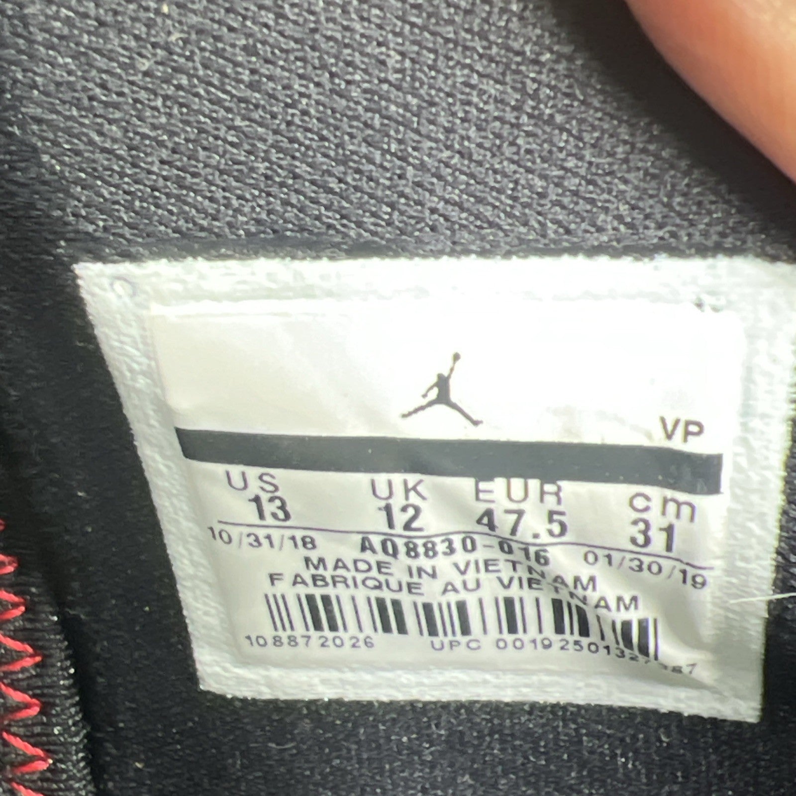 Size 13 - Air Jordan 33 Black Tiger Camo (AQ8830-016)