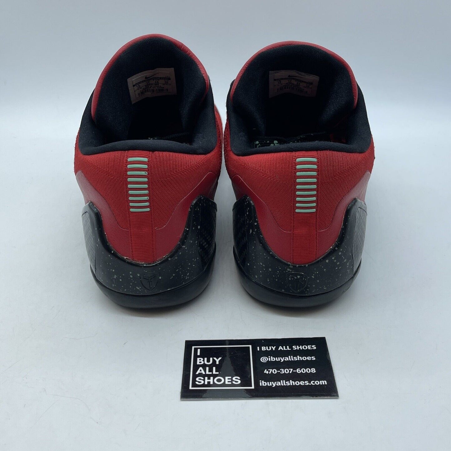 Size 12 - Nike Kobe 9 Elite Low University Red Black Suede (639045-600)