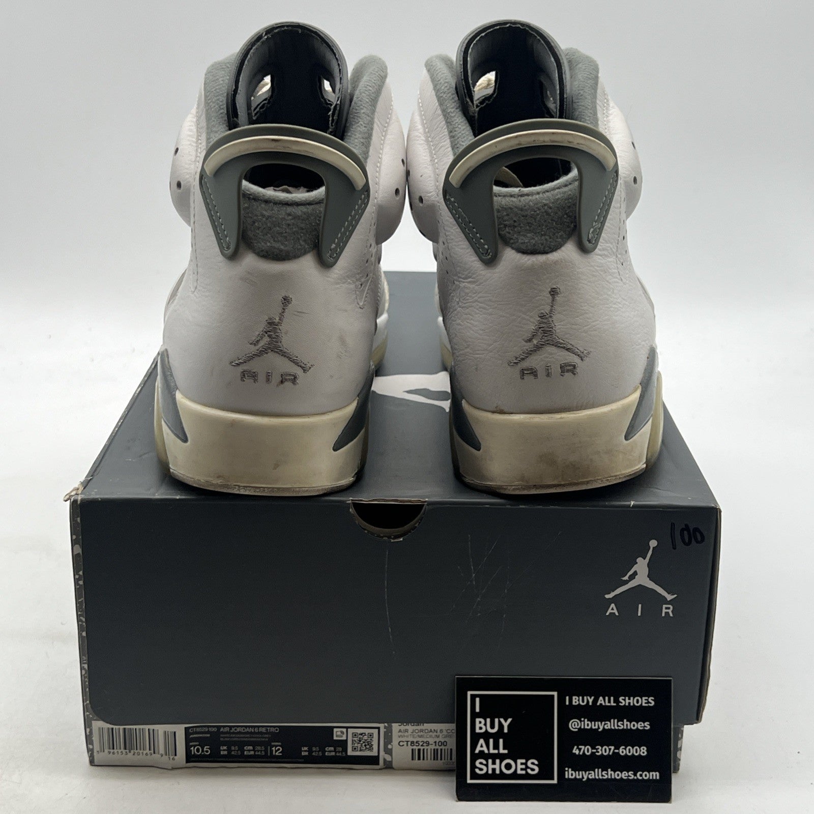 Size 10.5 - Air Jordan 6 Retro Low Cool Grey (CT8529-100)