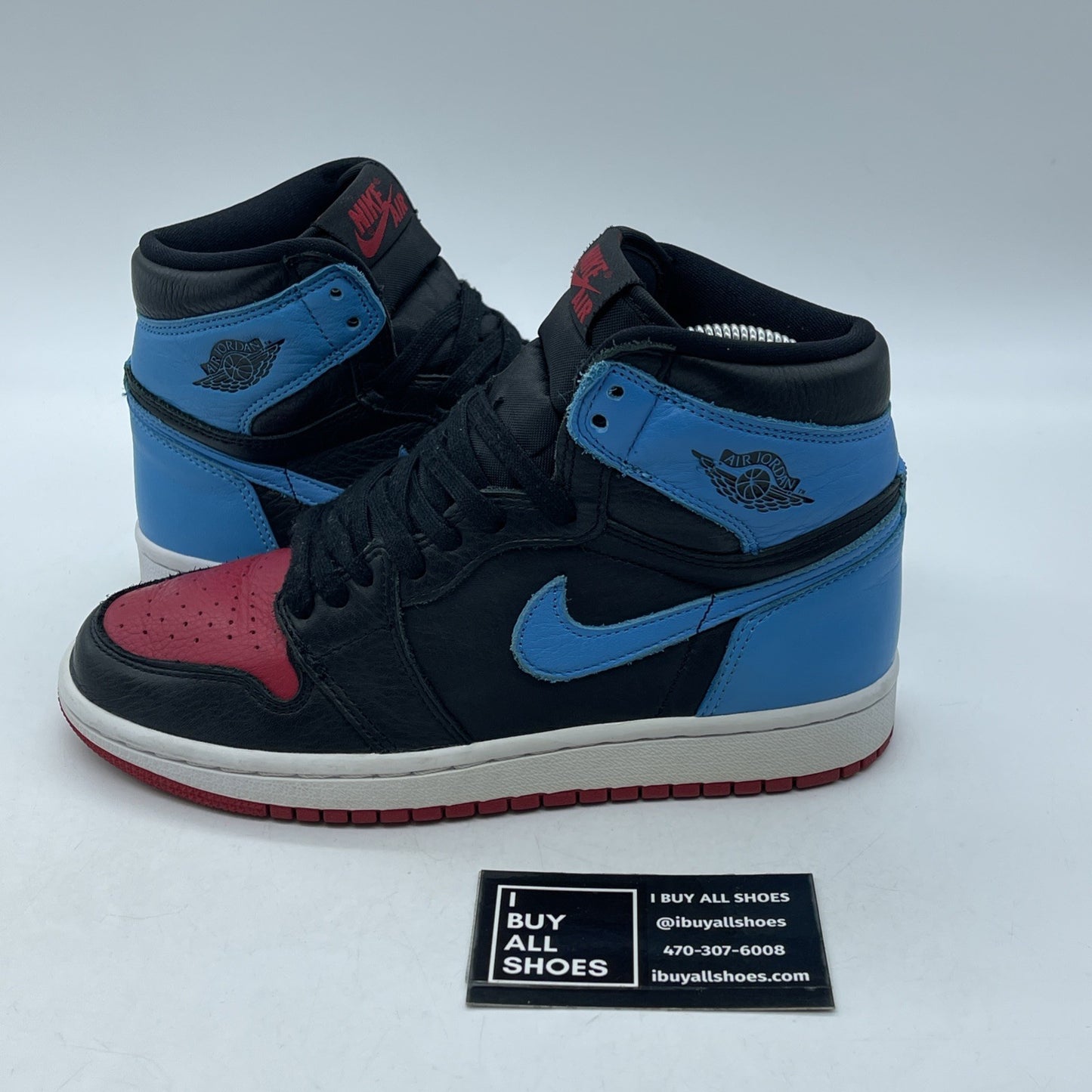 Size 6.5 - Jordan 1 High OG UNC To Chicago 2020 Red Black Leather (CD0461-046)