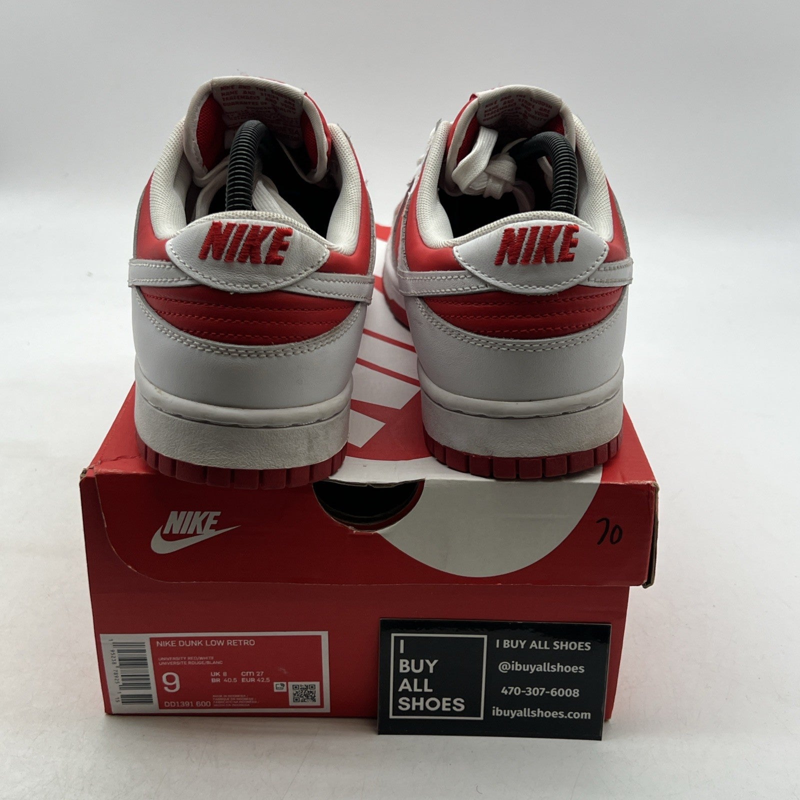 Size 9 - Nike Dunk Low Championship Red (DD1391-600)