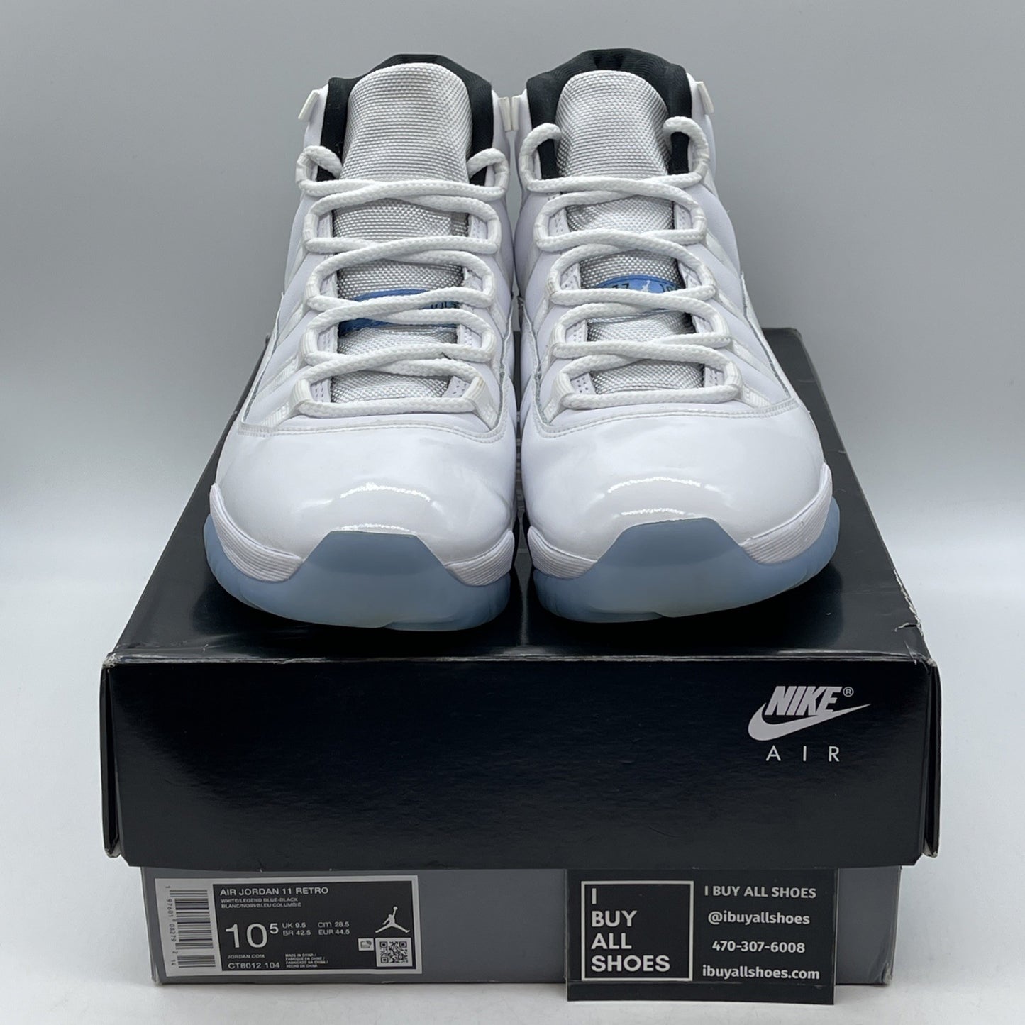 Size 10.5 - Air Jordan 11 Retro 2024 Legend Blue White Black (CT8012-104)