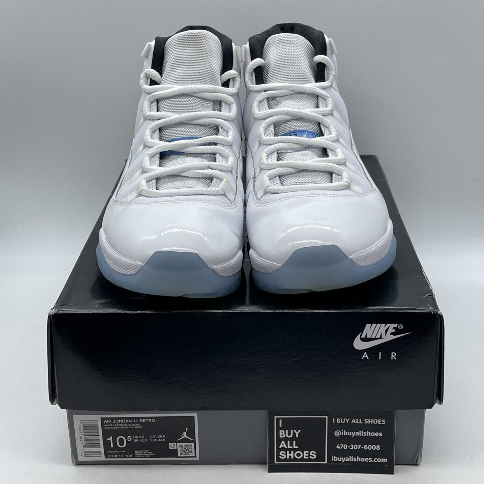 Size 10.5 - Air Jordan 11 Retro 2024 Legend Blue White Black (CT8012-104)