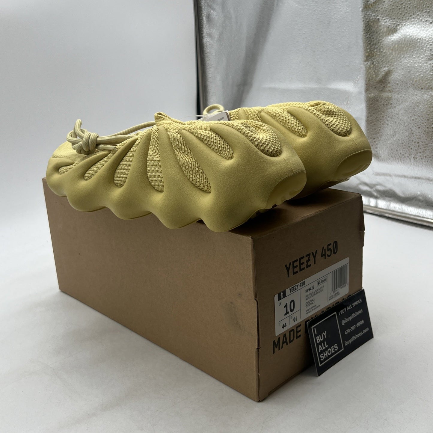 Size 10 - adidas Yeezy 450 Sulfur (HP5426)