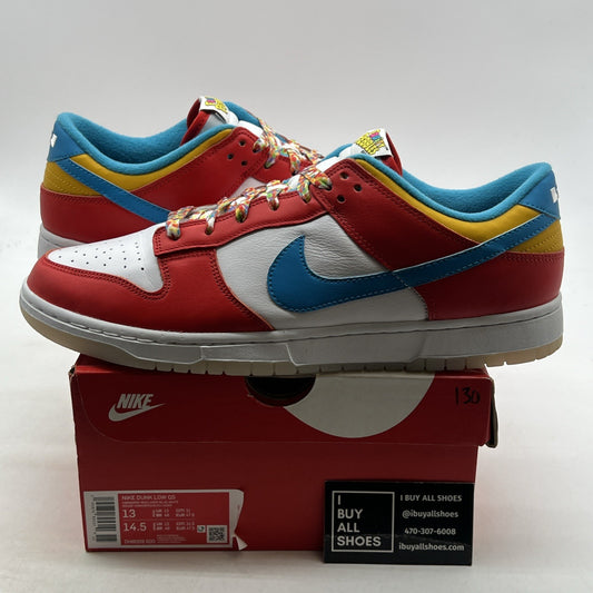 Size 13 - Nike Dunk Low x LeBron James x Fruity Pebbles Red (DH8009-600)