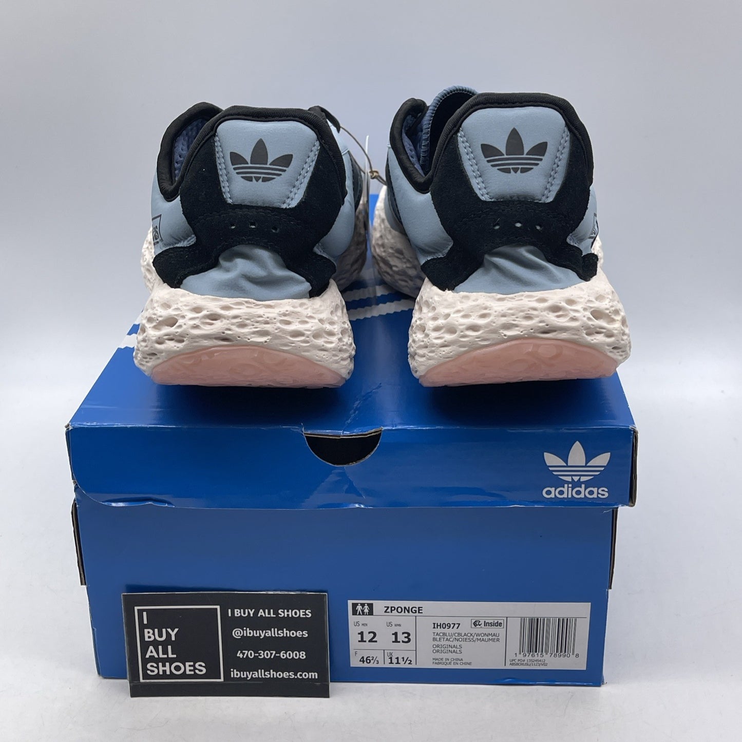 Size 12 - adidas Zponge Tactile Blue (IH0977)