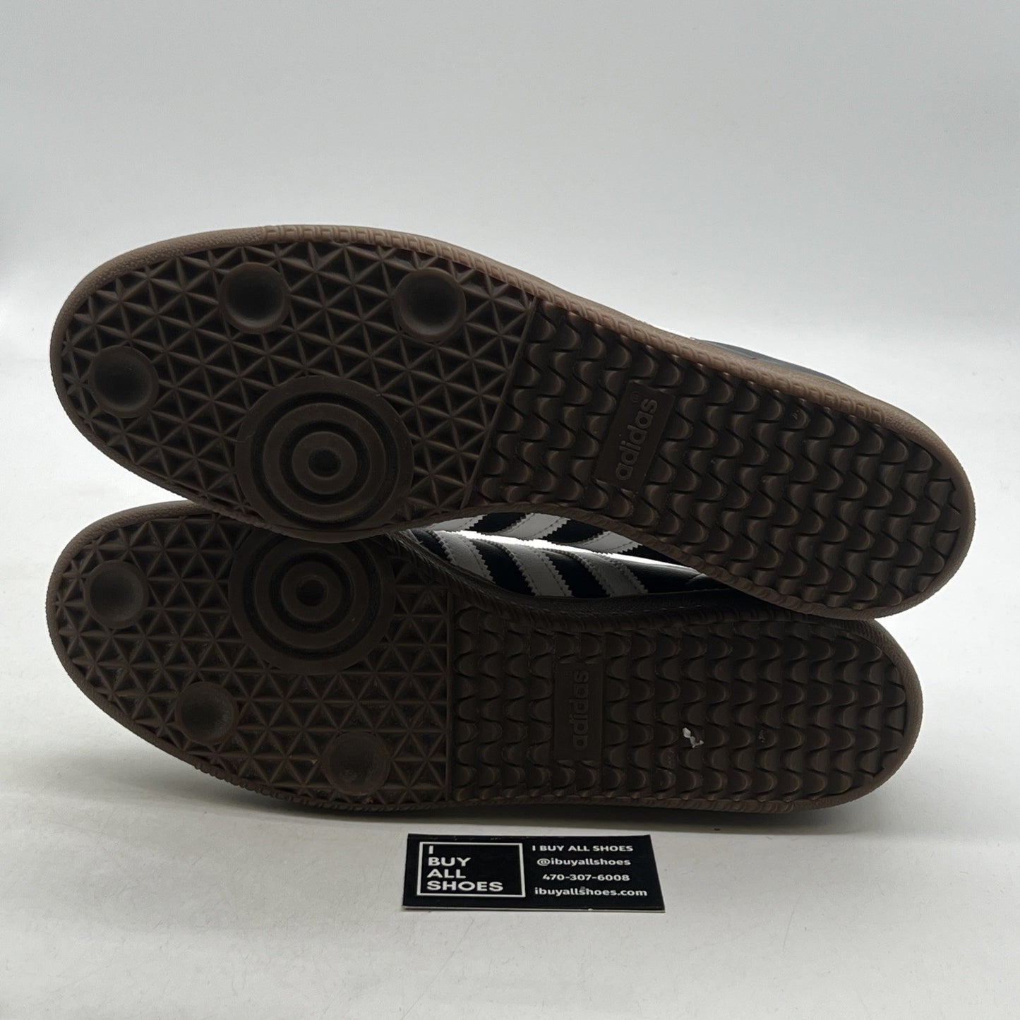 Size 14 - adidas Samba Vegan Low Black Gum (H01878)