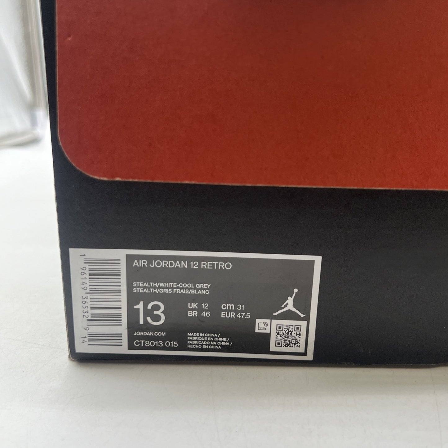Size 13 - Air Jordan 12 Stealth 2022 (CT8013-015)
