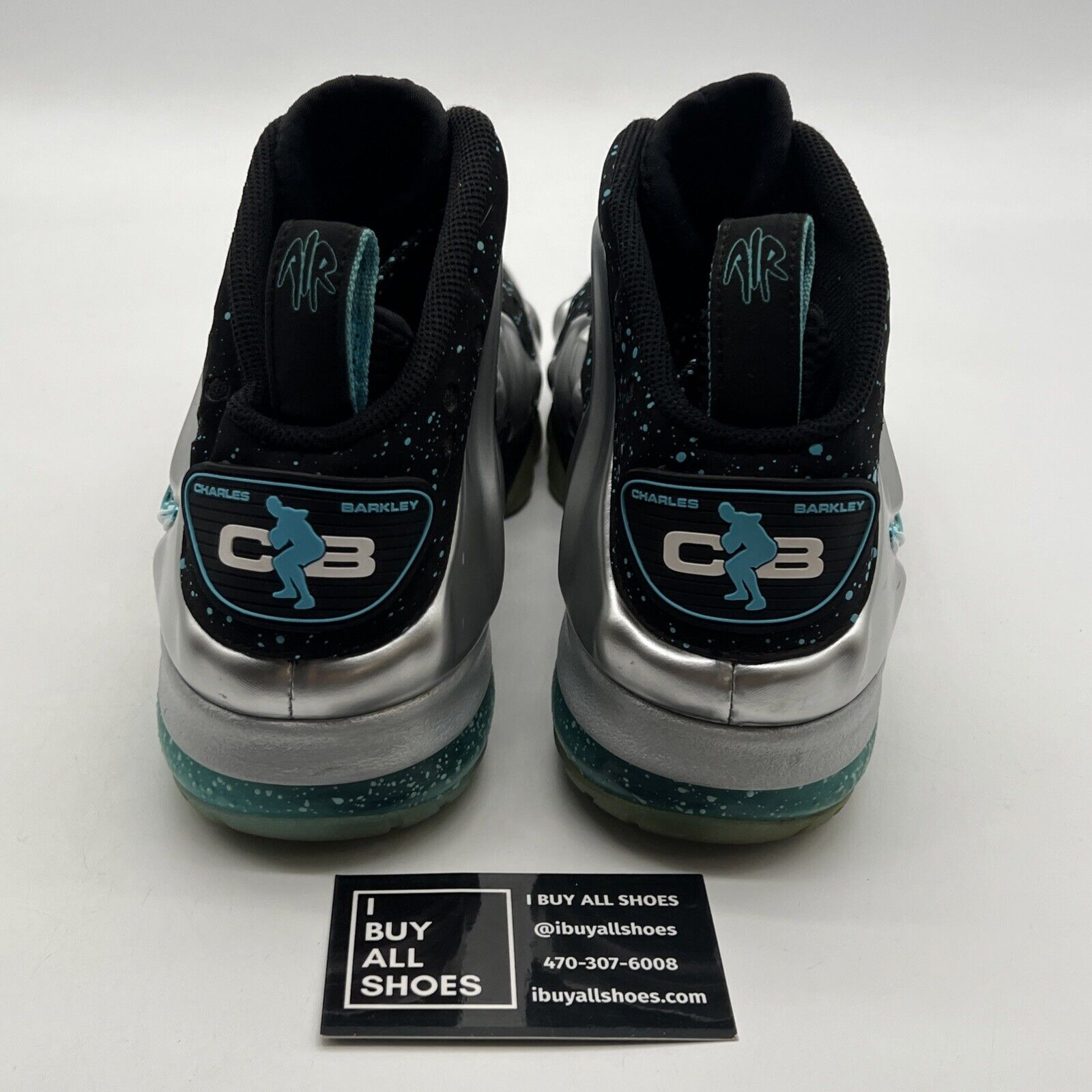 Size 9.5 - Nike Barkley Posite Max Splatter (555097-040)