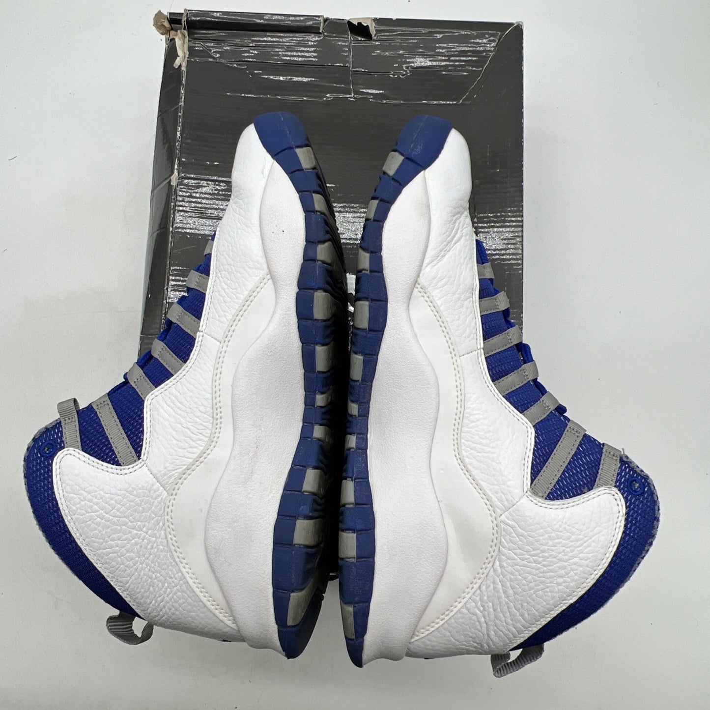 Size 10 - Air Jordan 10 Retro TXT Old Royal (487214-107)