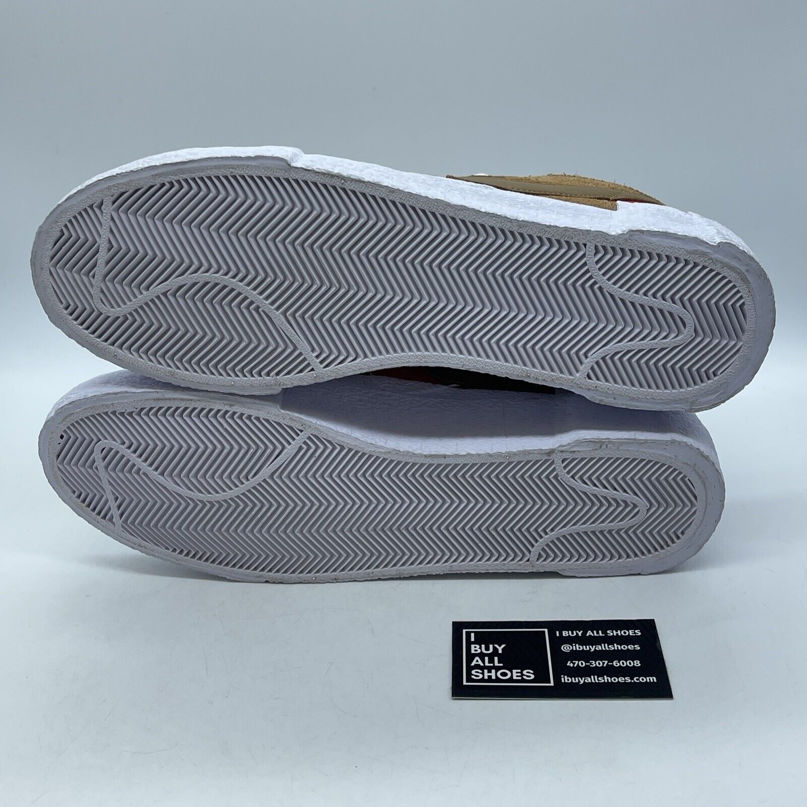 Size 11 - Nike sacai x Blazer Low British Brown Tan Suede Leather (DD1877-200)