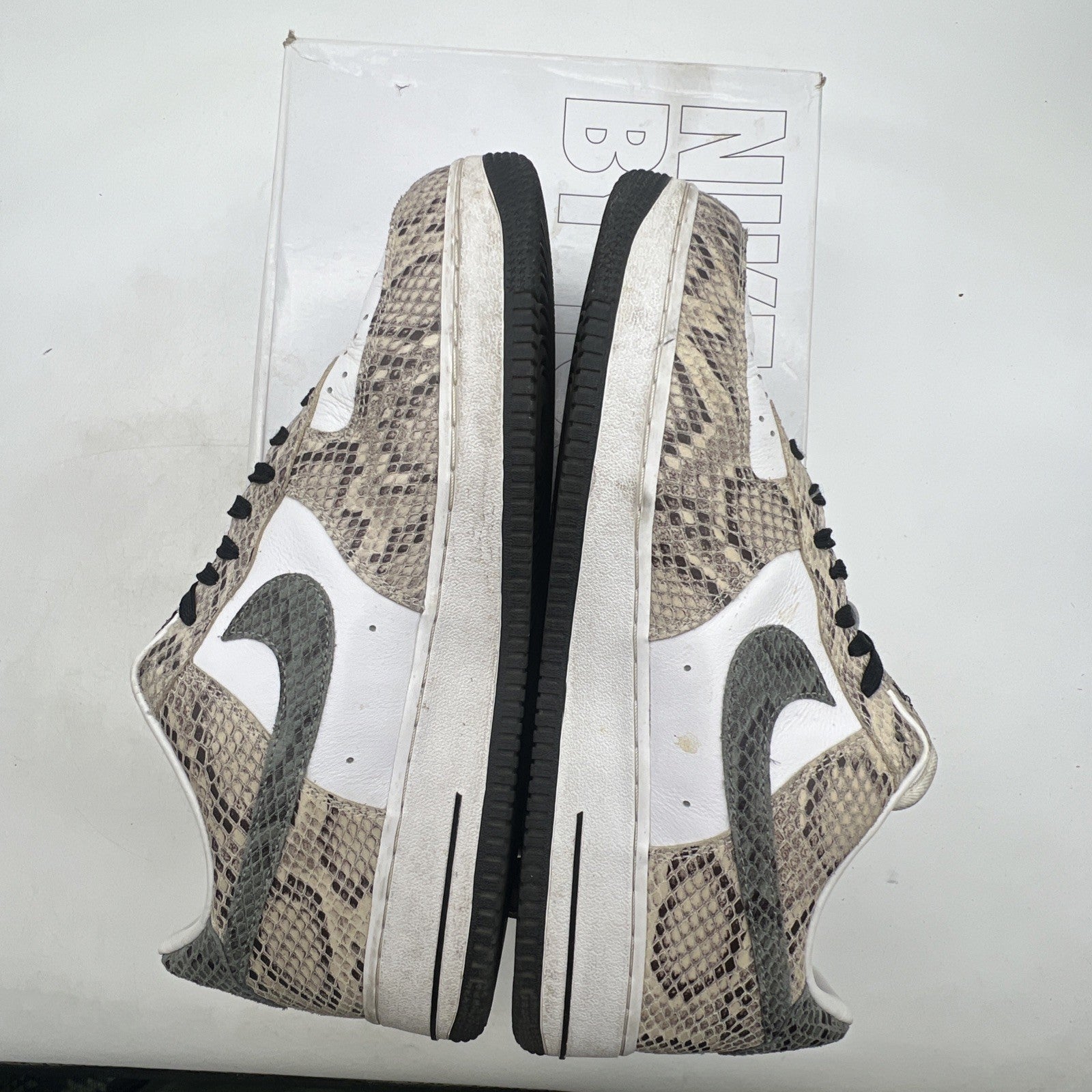 Size 11 - Nike Mens ID Air Force 1 (CT3761-991) Snakeskin
