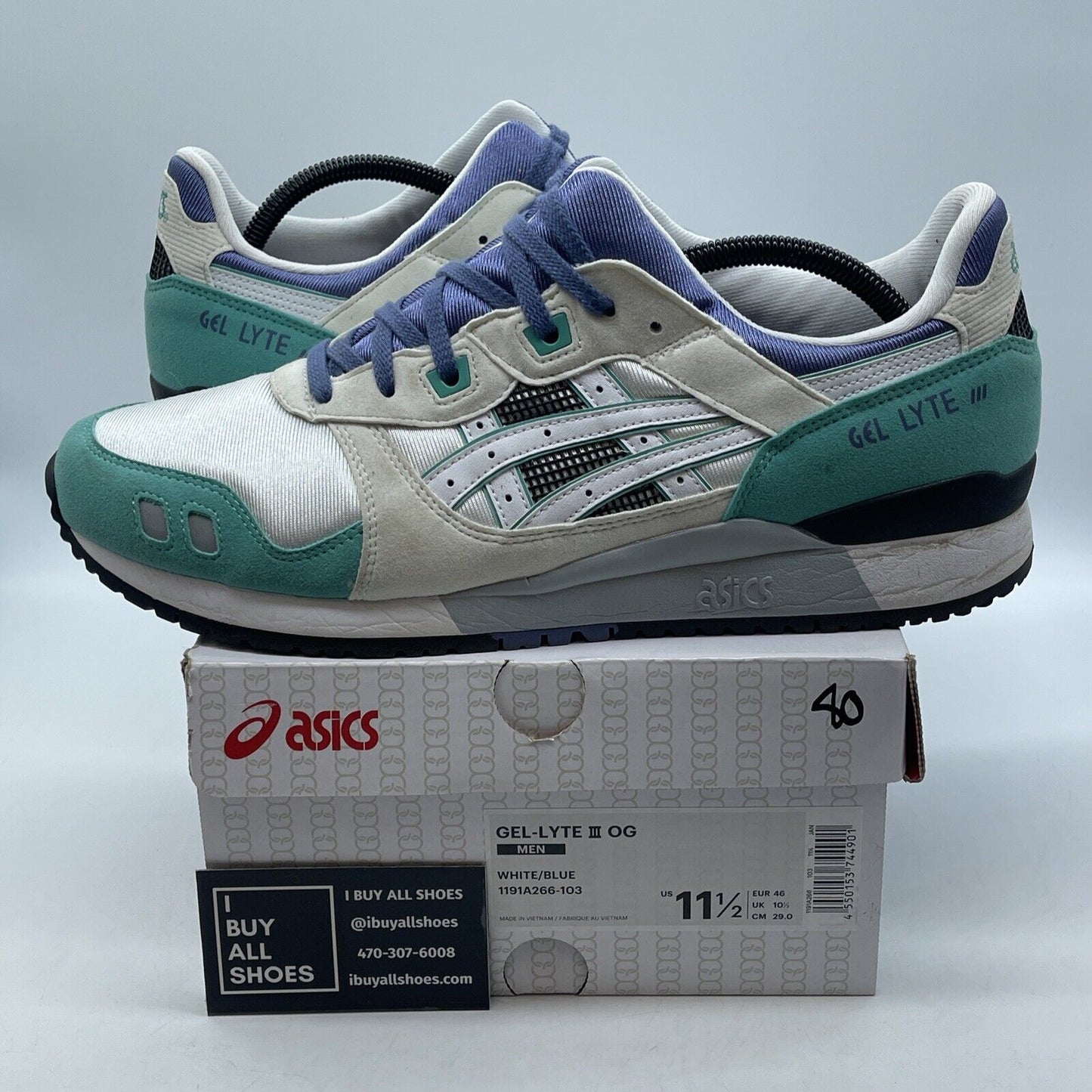 Size 11.5 - ASICS Gel Lyte 3 OG Retro 2019 Citrus Suede Leather (1191A266-103)