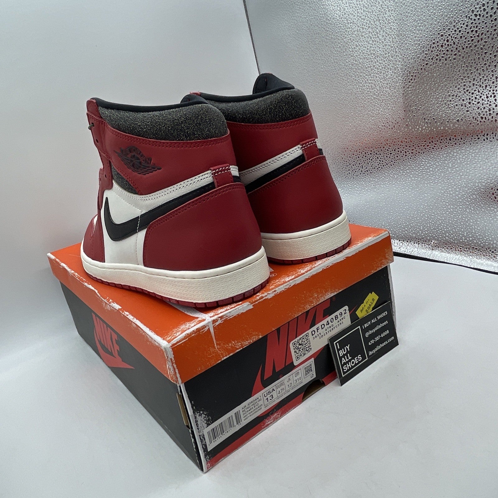 Size 13 - Air Jordan 1 Retro High OG Chicago Reimagined Lost & Found DZ5485-612