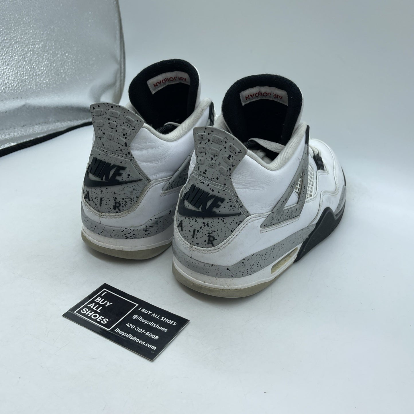 Size 12 - Air Jordan 4 Retro OG Mid White Cement (840606-192)