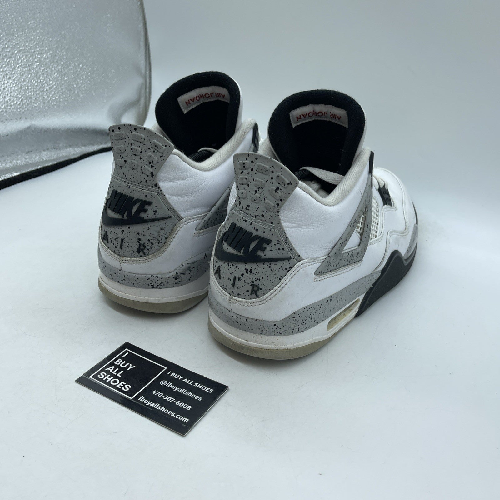 Size 12 - Air Jordan 4 Retro OG Mid White Cement (840606-192)