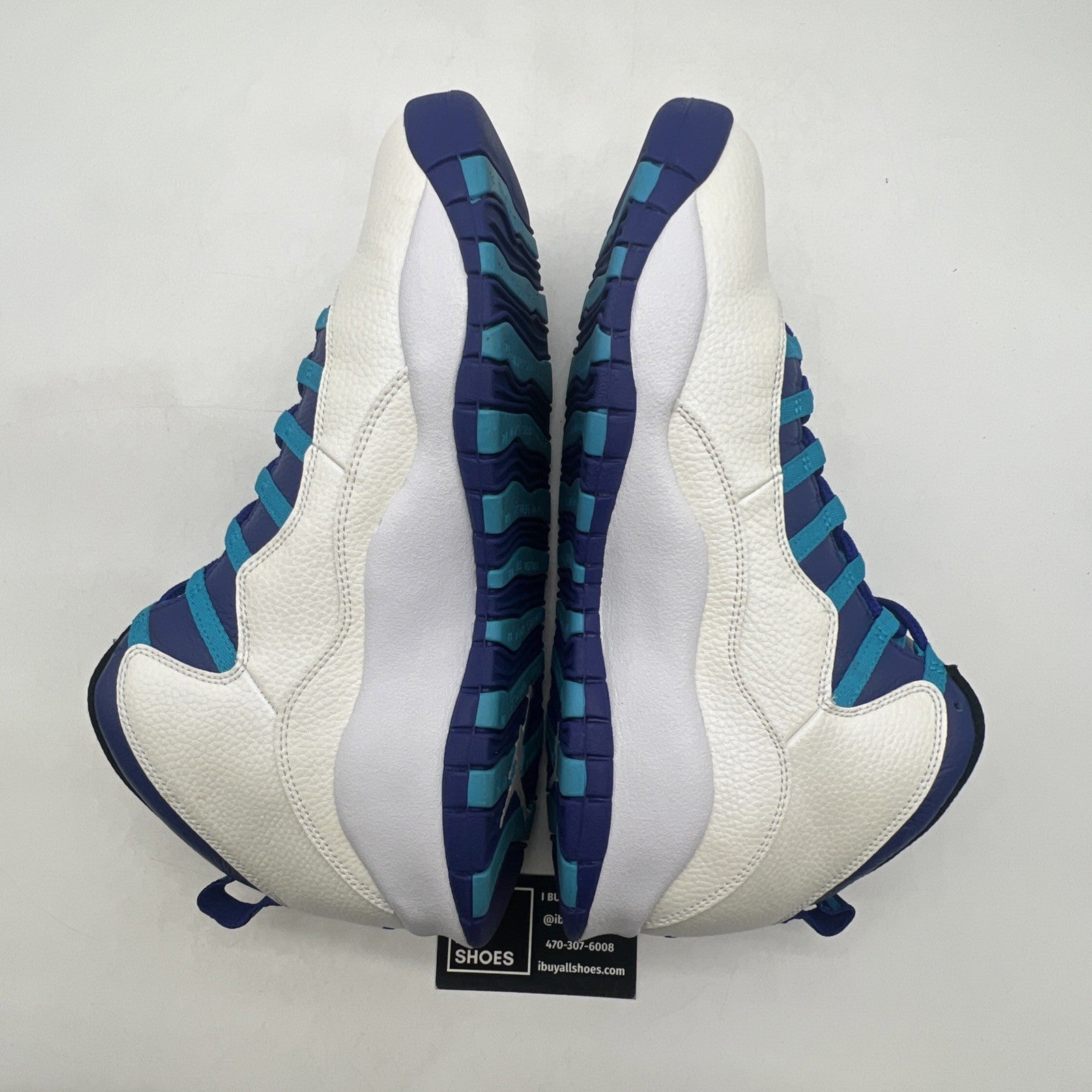 Size 12.5 - Air Jordan 10 Retro Charlotte Hornets (310805-107)
