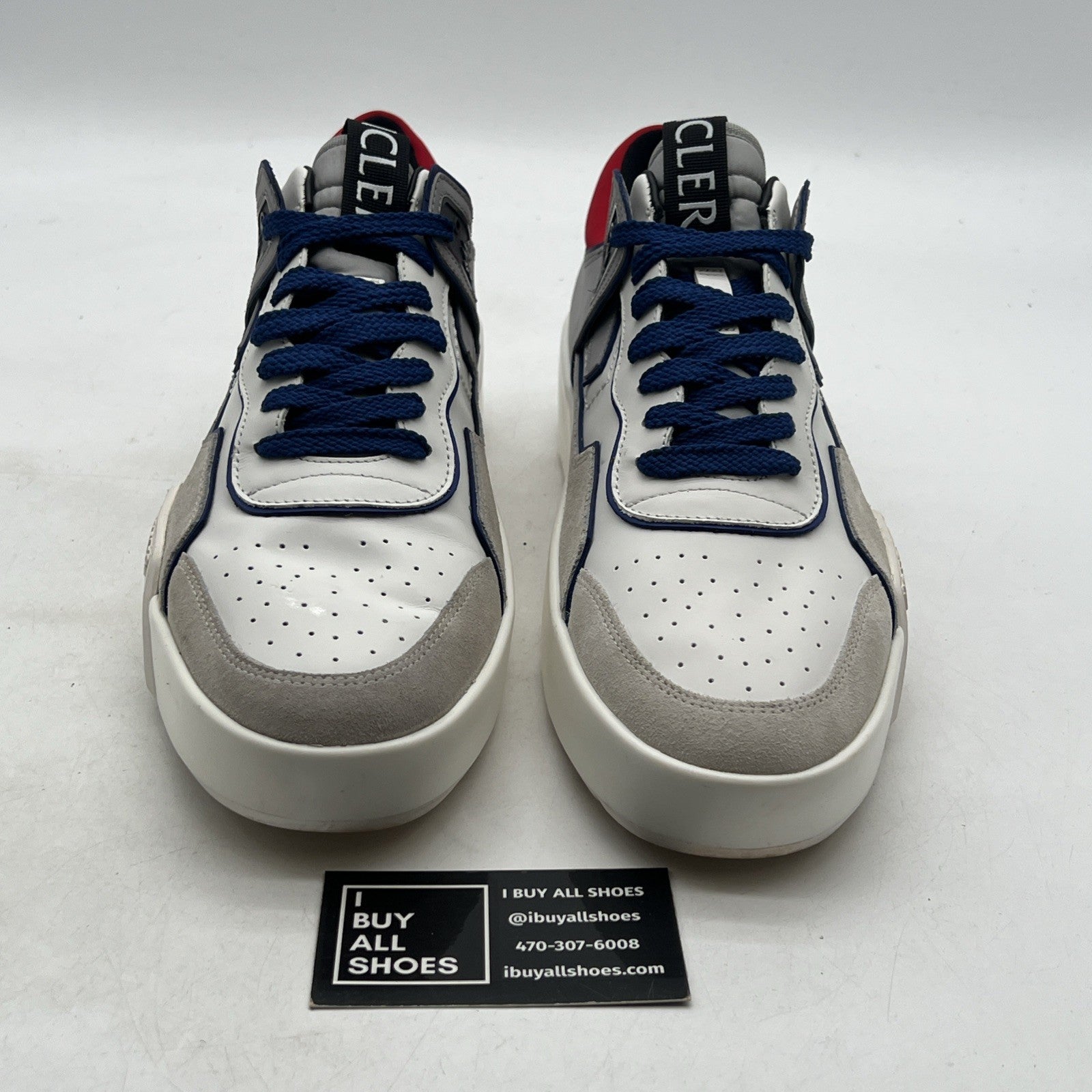 Size 46 - Moncler Womens Promyx Space Lace Up Comfortable Sneaker Shoes Natural