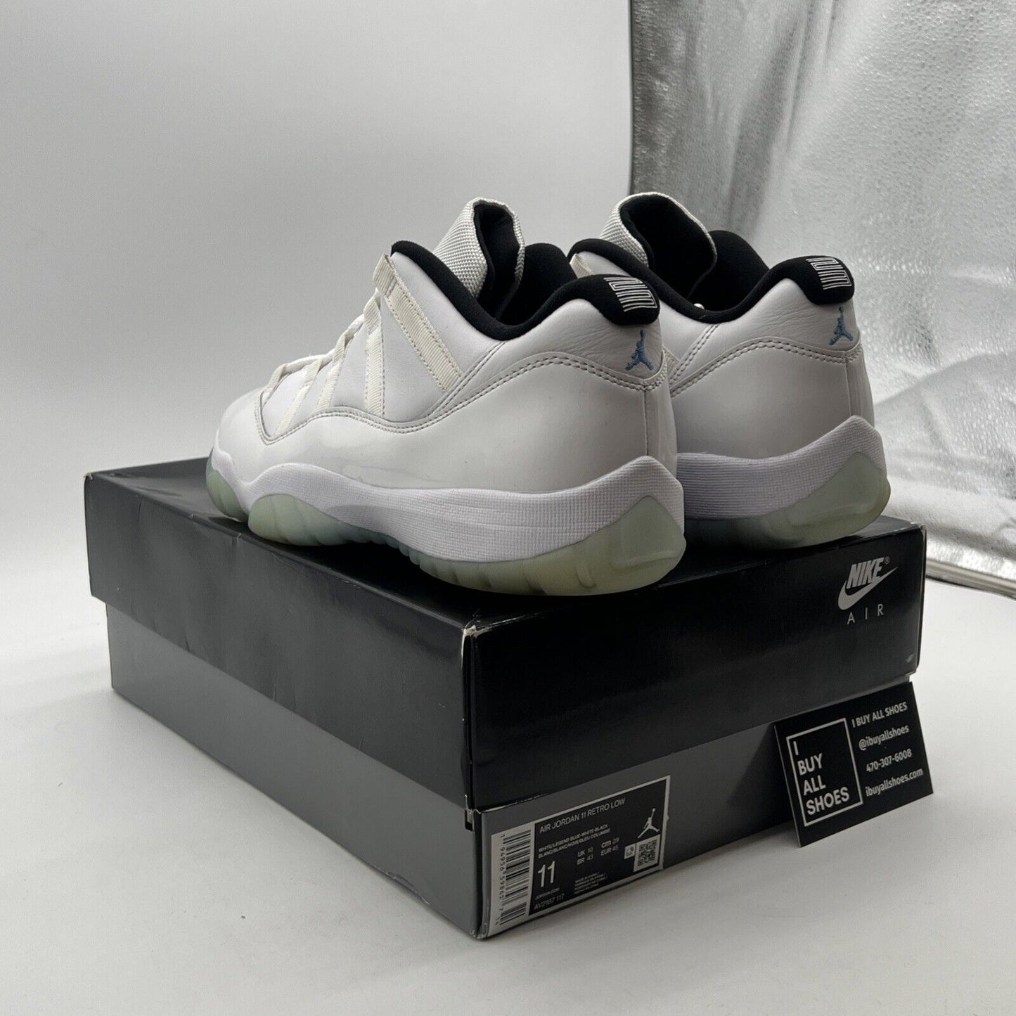 Size 11 - Air Jordan 11 Retro Low Legend Blue (AV2187-117)