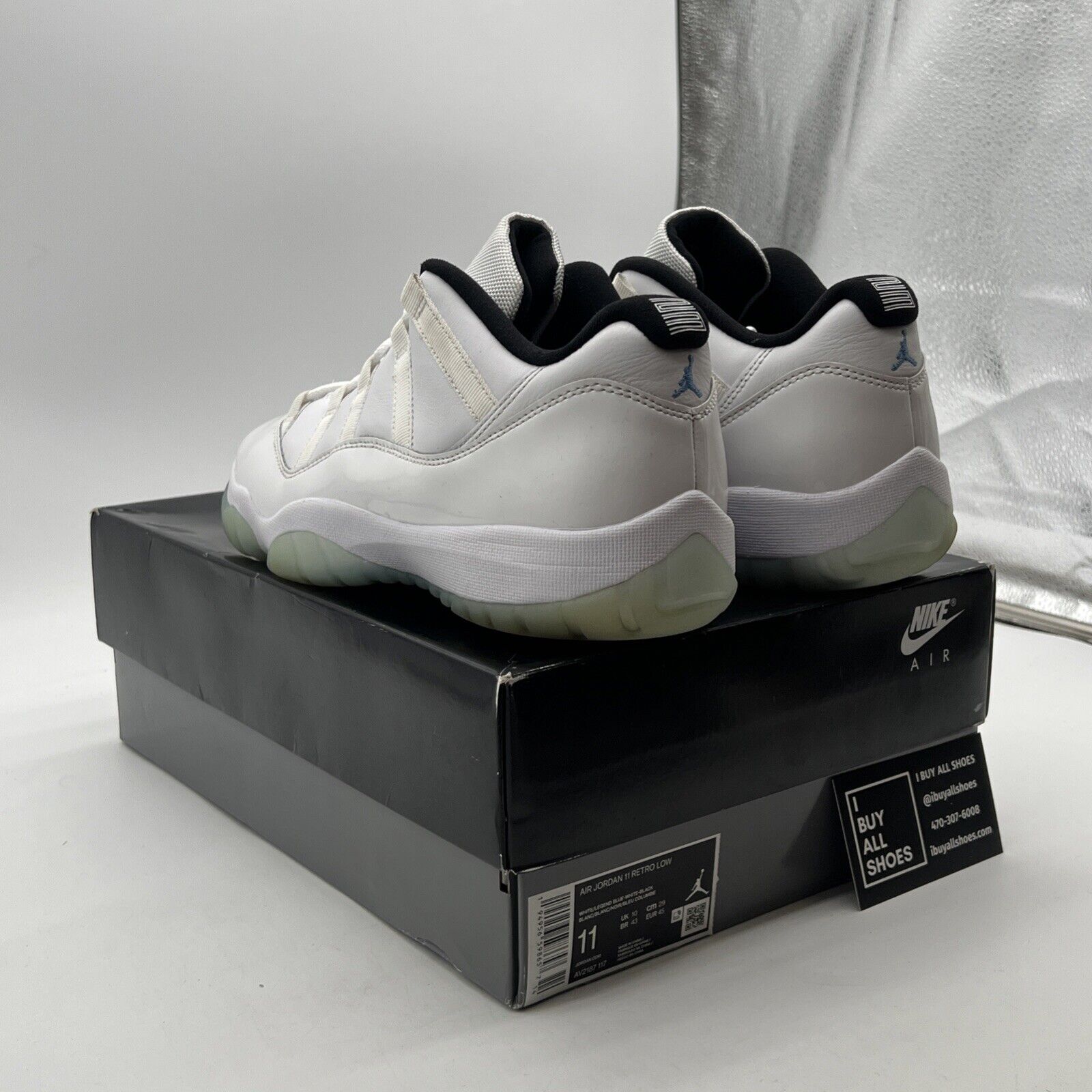 Size 11 - Air Jordan 11 Retro Low Legend Blue (AV2187-117)