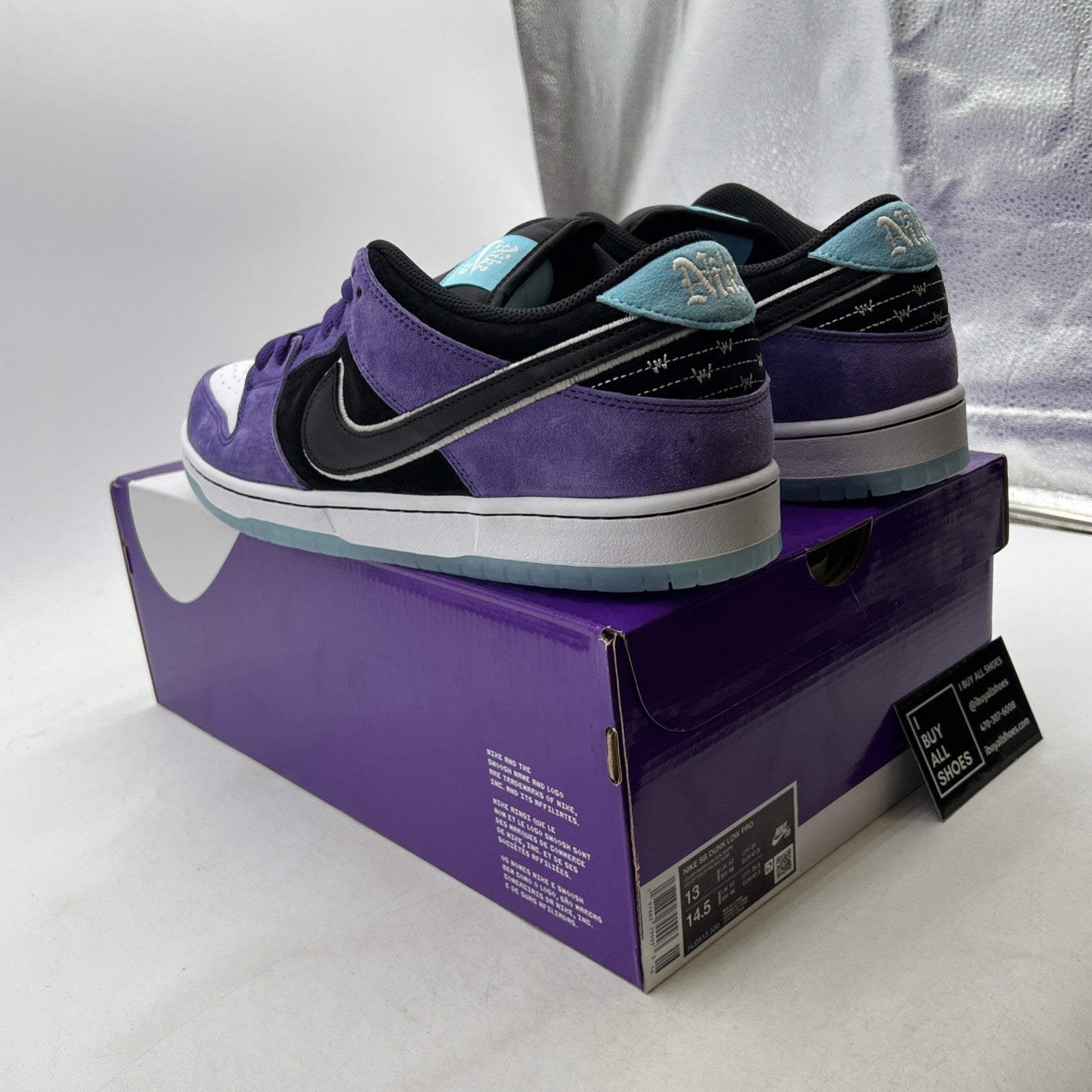 Size 13 - Nike Hayley Wilson x Dunk SB Low Court Purple (HJ0513-500)