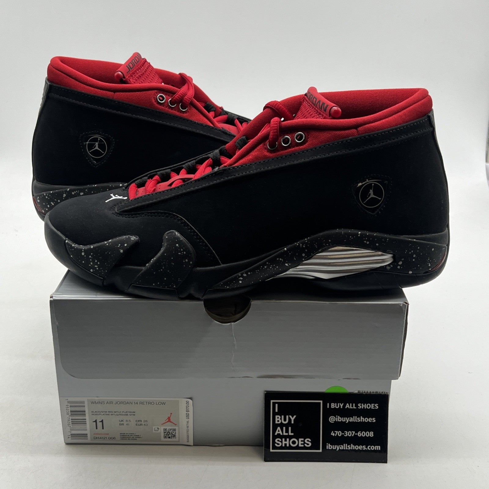 Size 11 - Air Jordan 14 Retro Low Red Lipstick W (DH4121-006)