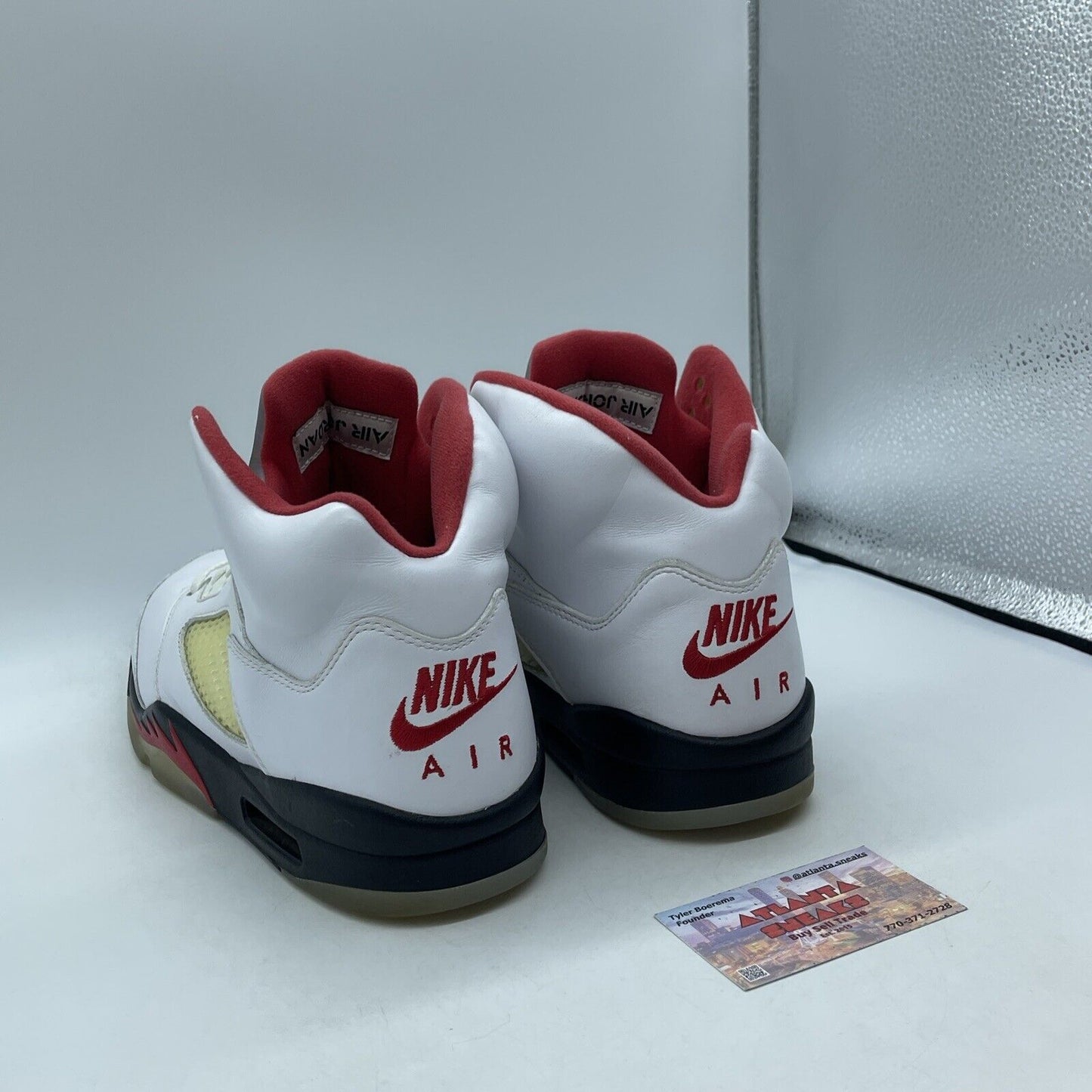 Size 11 - Jordan 5 Retro Mid Fire Red Black White Leather (DA1911-102)